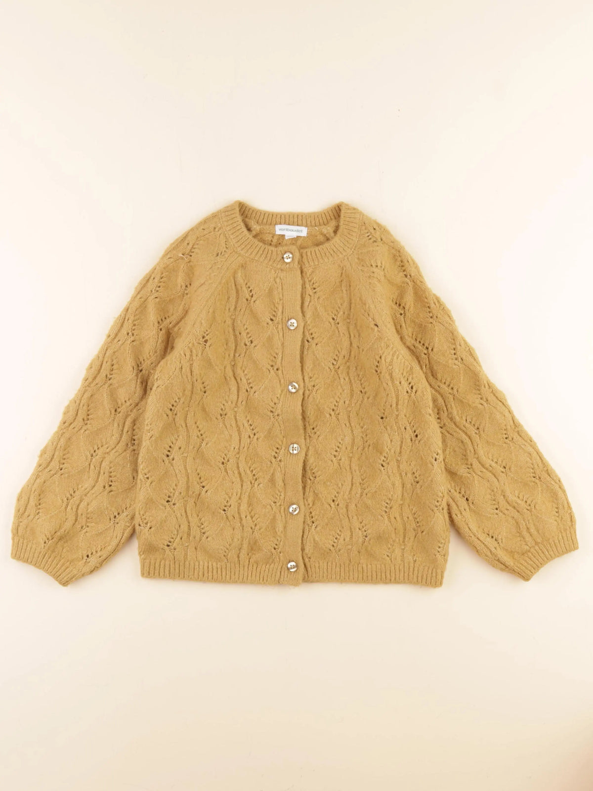 Vertbaudet - gilet jaune - 6 ans