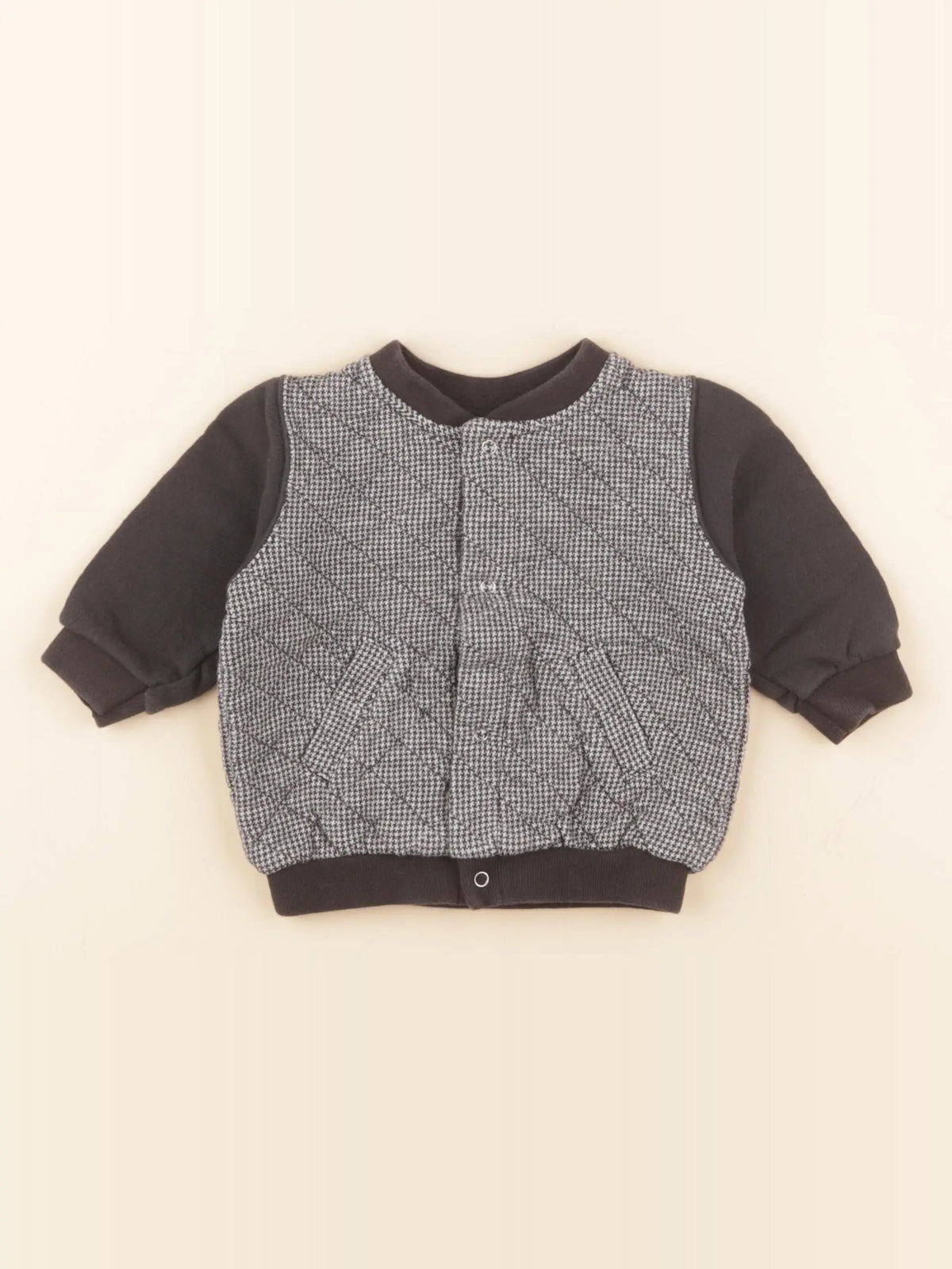 Petit Bateau - sweat bleu - 6 mois