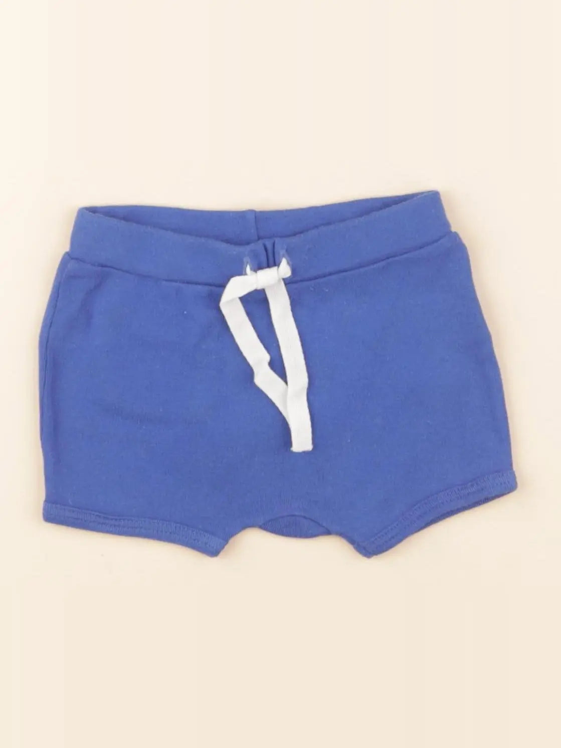 Petit Bateau - short bleu - 6 mois