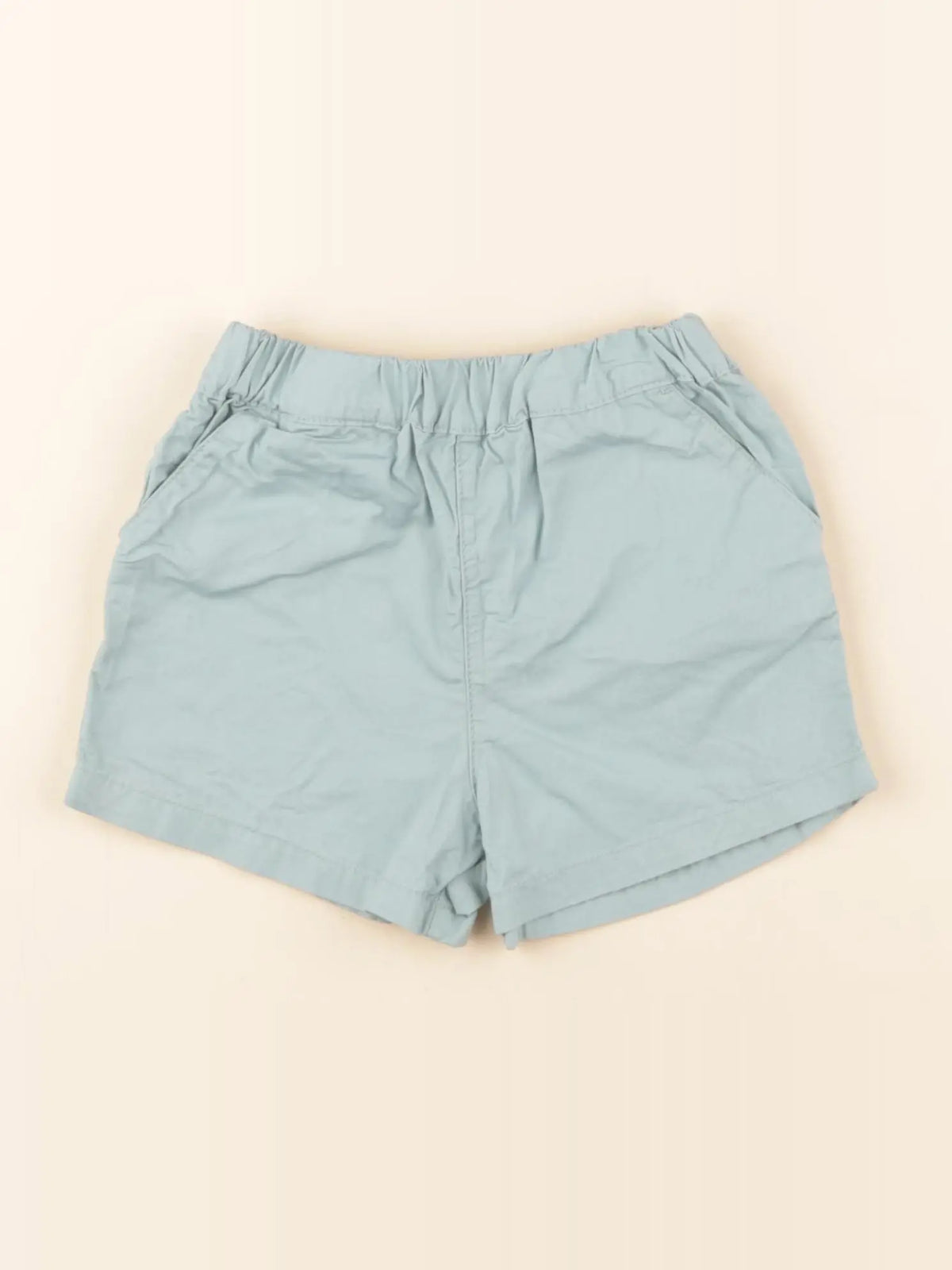Petit Bateau - short bleu - 18 mois