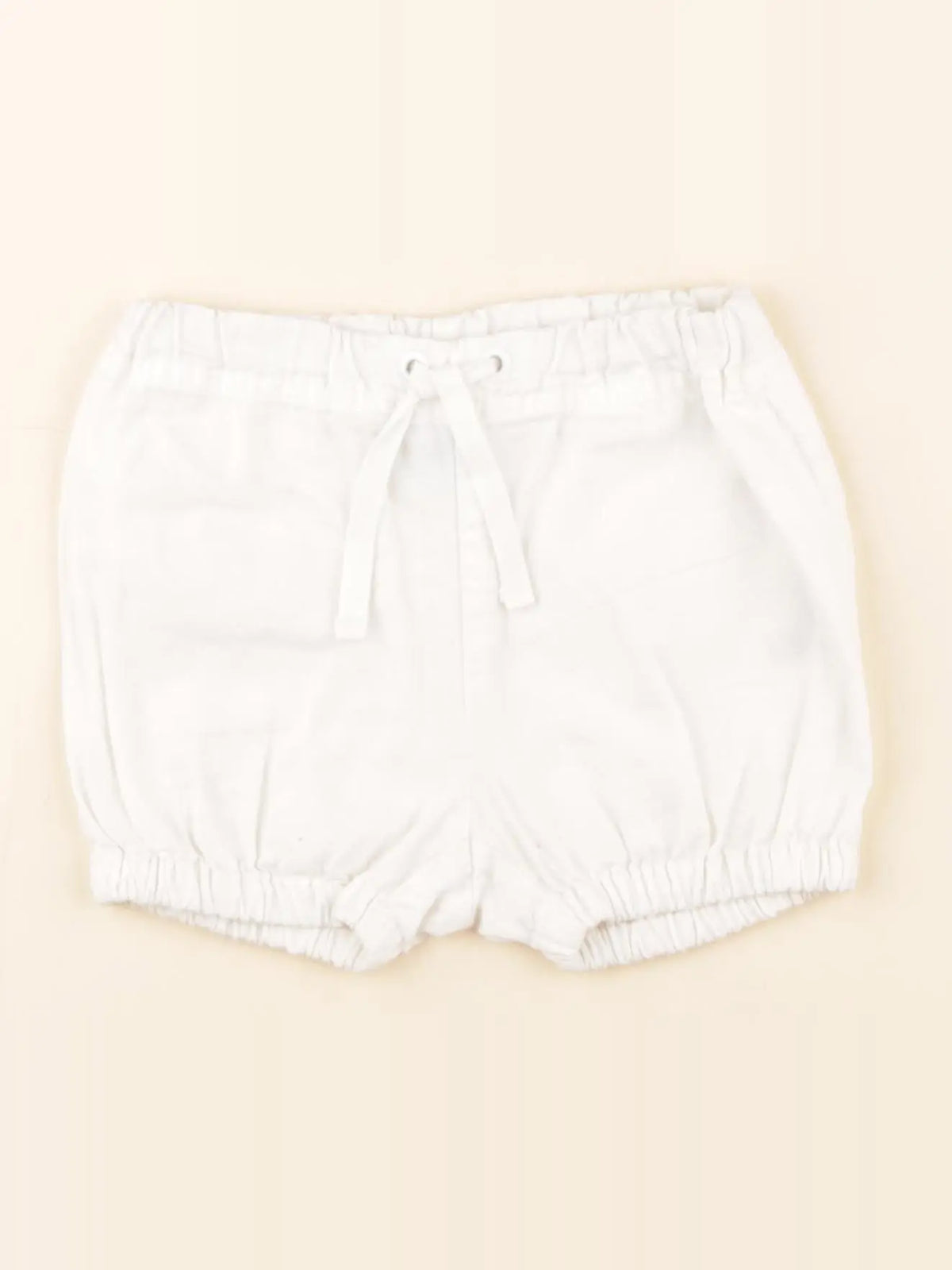 Petit Bateau - short blanc - 18 mois