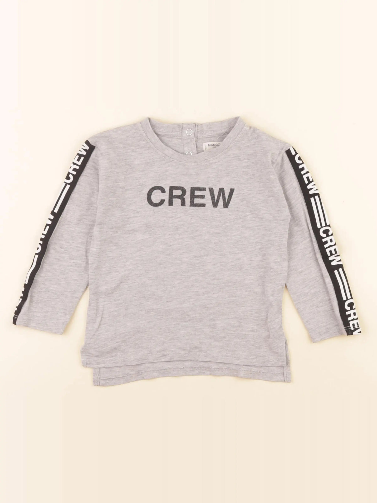 Mango - tee-shirt gris - 18/24 mois
