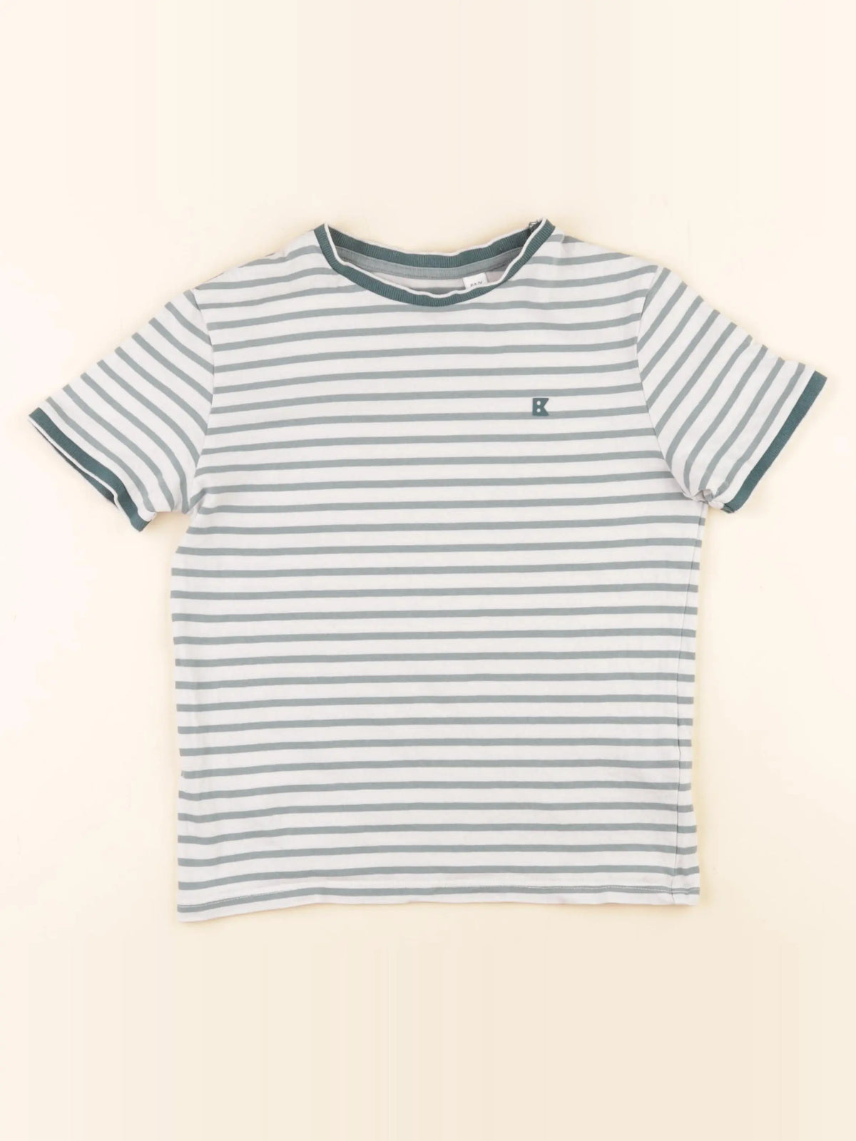 Okaidi - tee-shirt blanc, vert - 6 ans