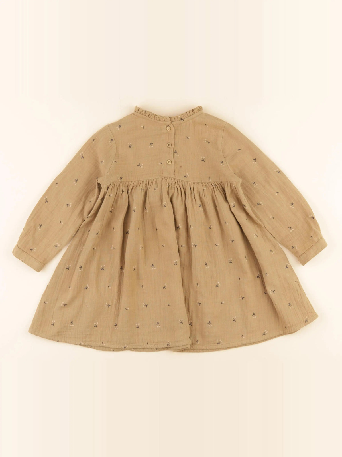 Vertbaudet - robe marron - 3 ans
