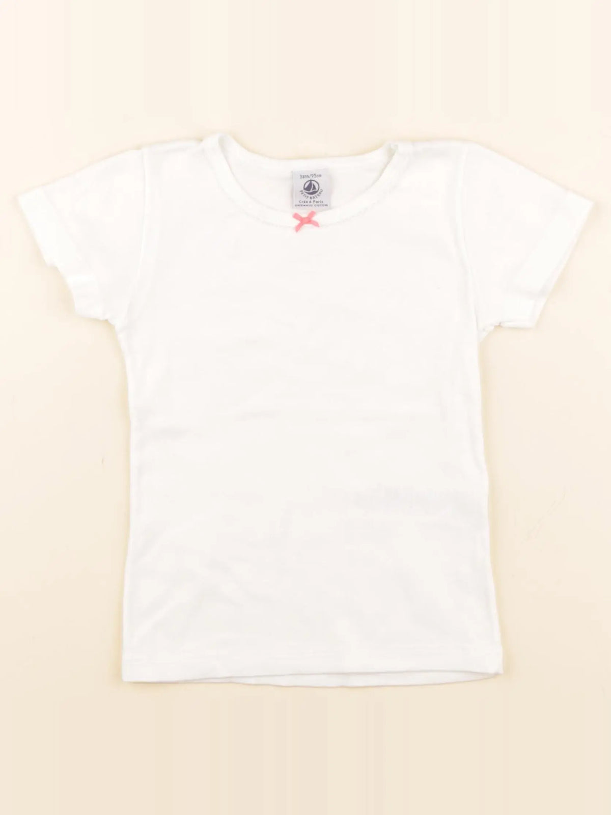 Petit Bateau - maillot de corps blanc - 3 ans