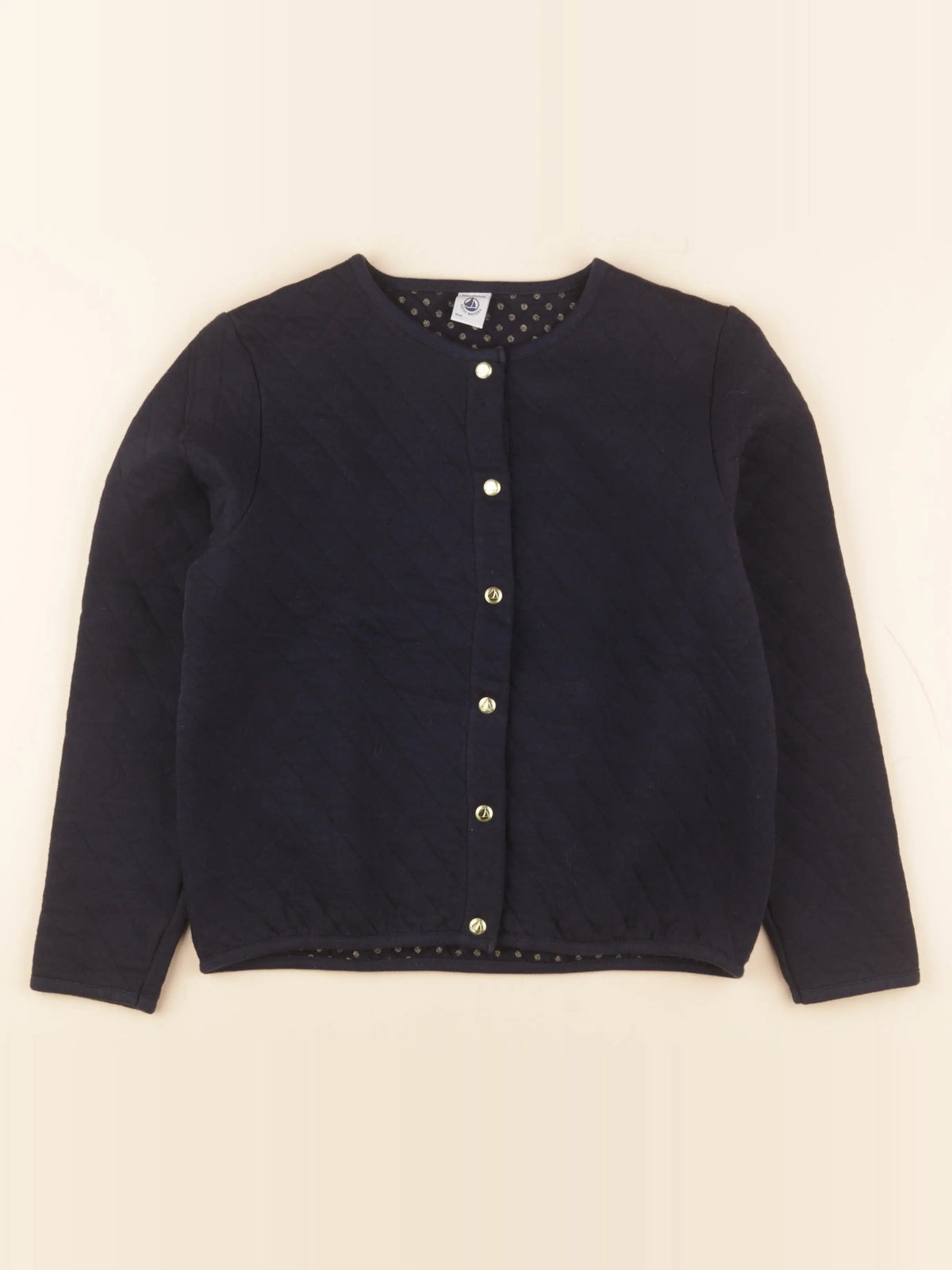 Petit Bateau - veste bleu, or - 12 ans