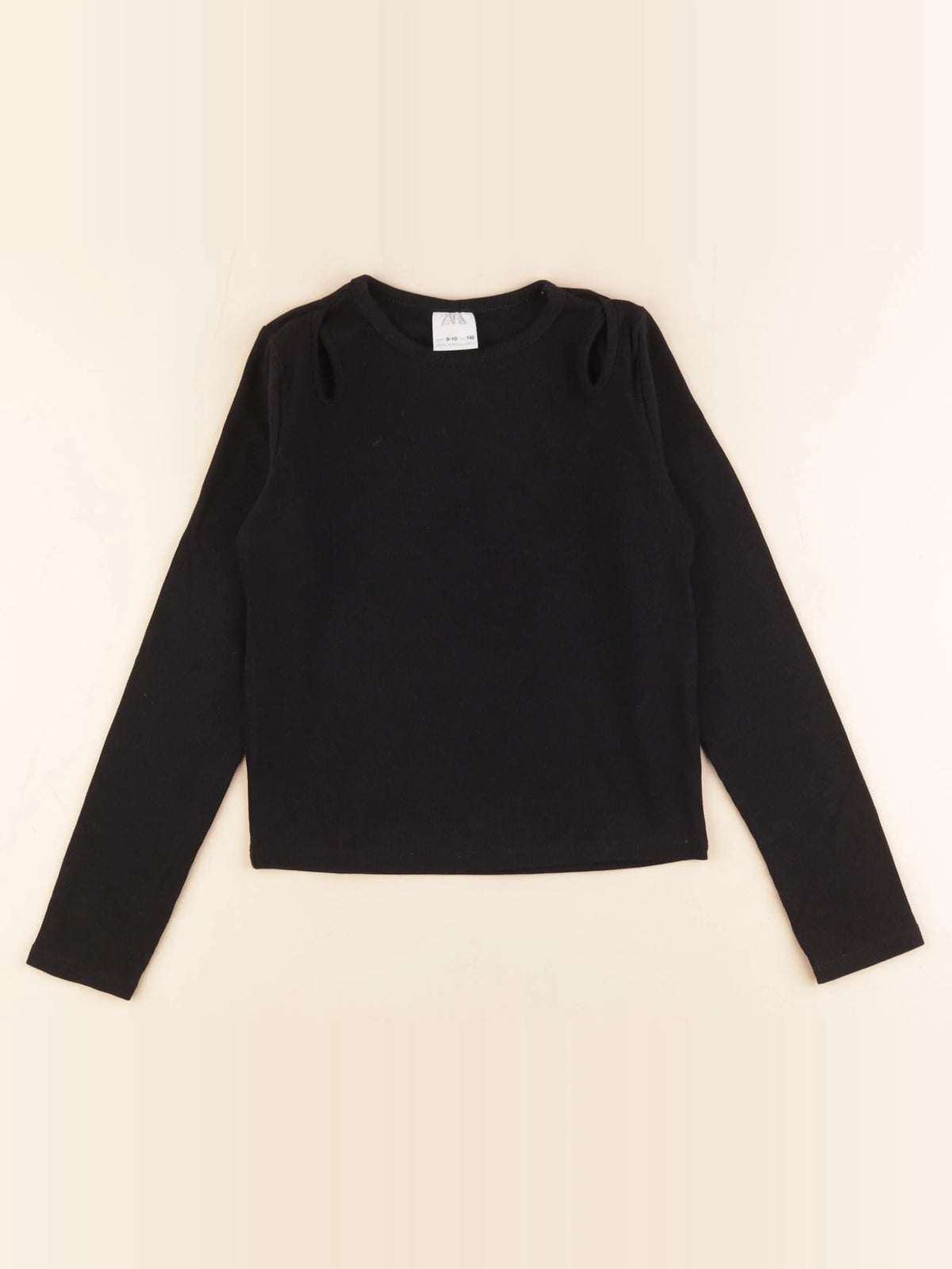 Zara - tee-shirt noir - 9/10 ans