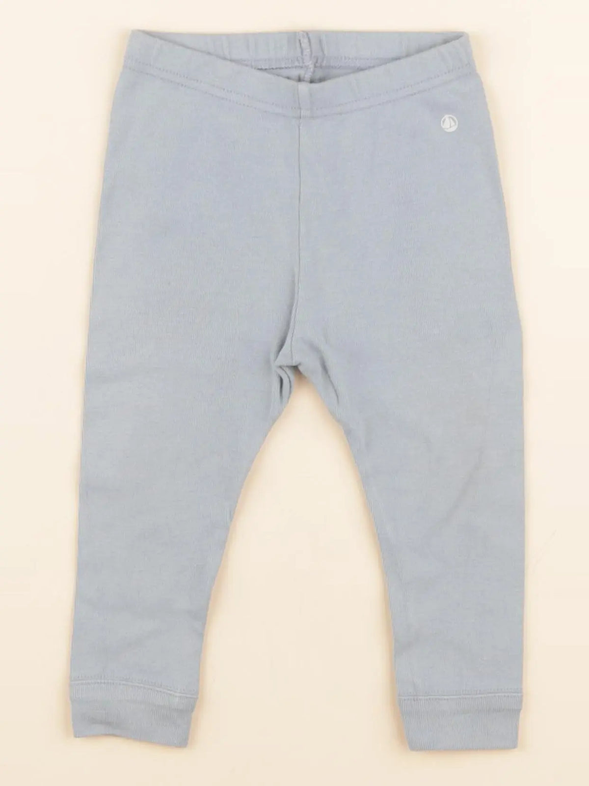 Petit Bateau - legging bleu - 12 mois