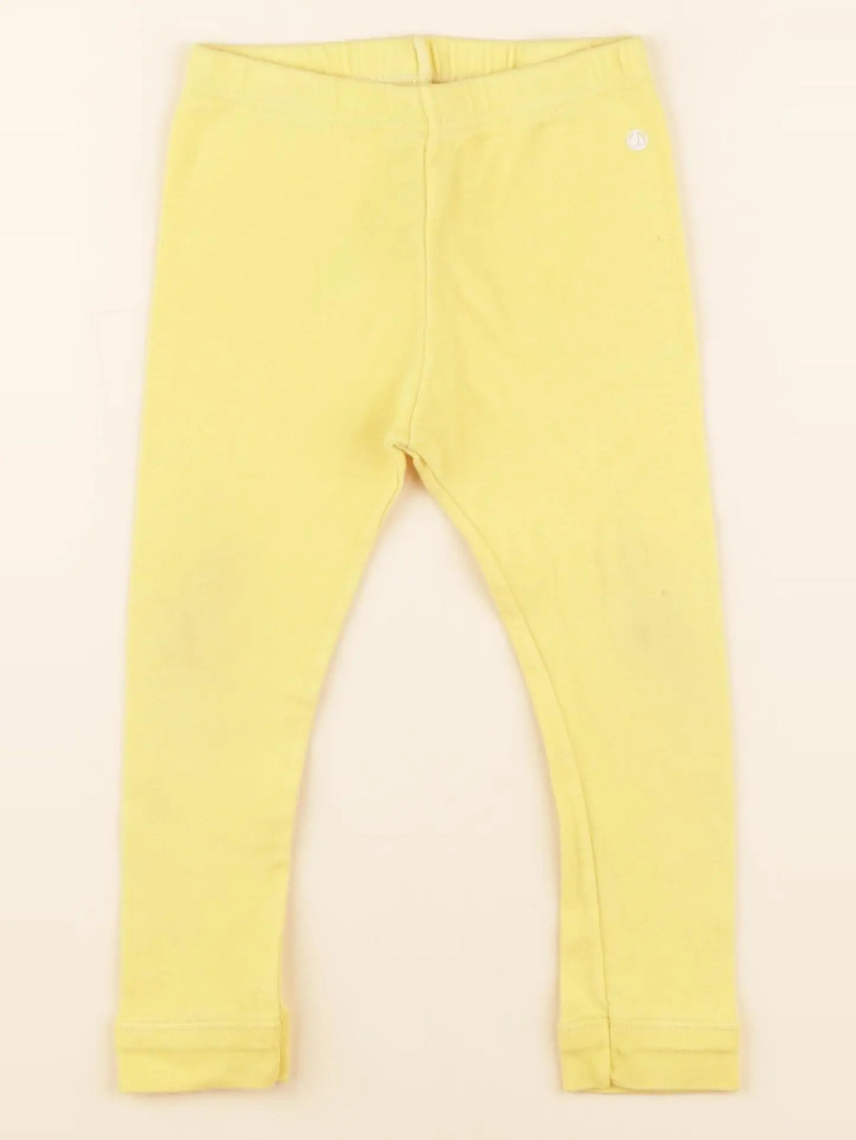 Petit Bateau - legging jaune - 24 mois