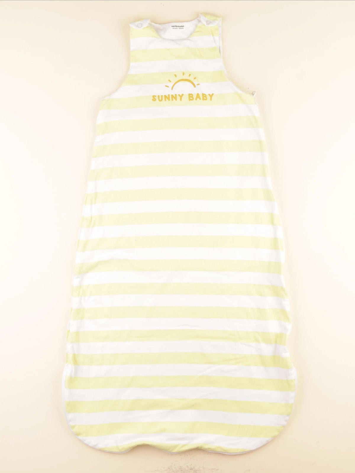Vertbaudet - gigoteuse TOG 1 blanc, jaune - 18/36 mois
