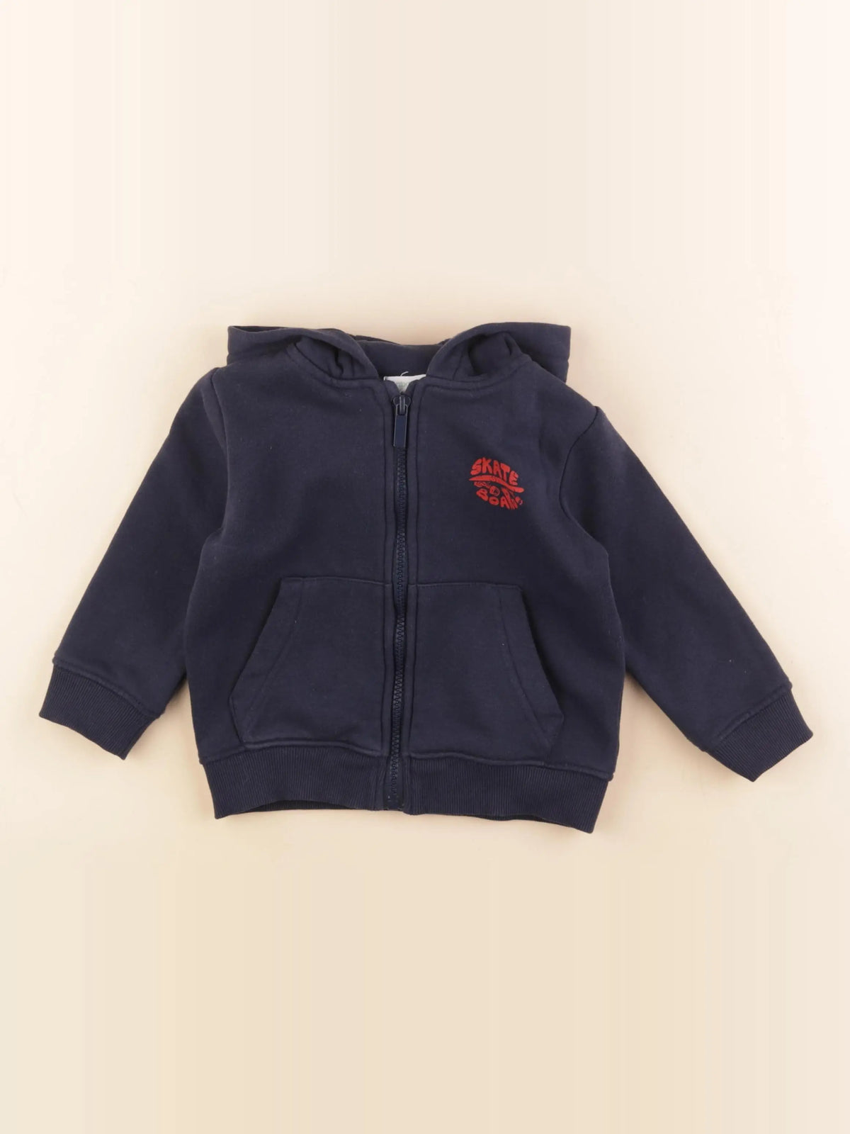 Vertbaudet - sweat bleu - 2 ans