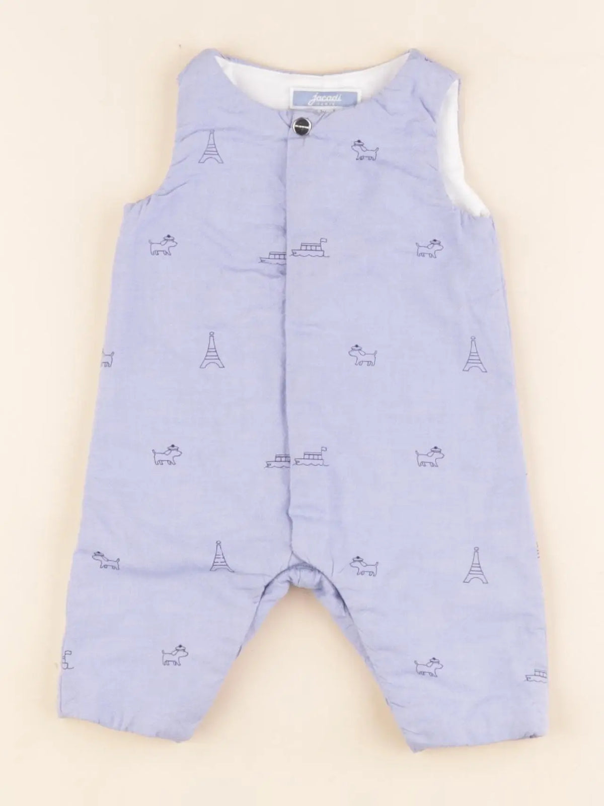 Jacadi - combinaison bleu - 1 mois