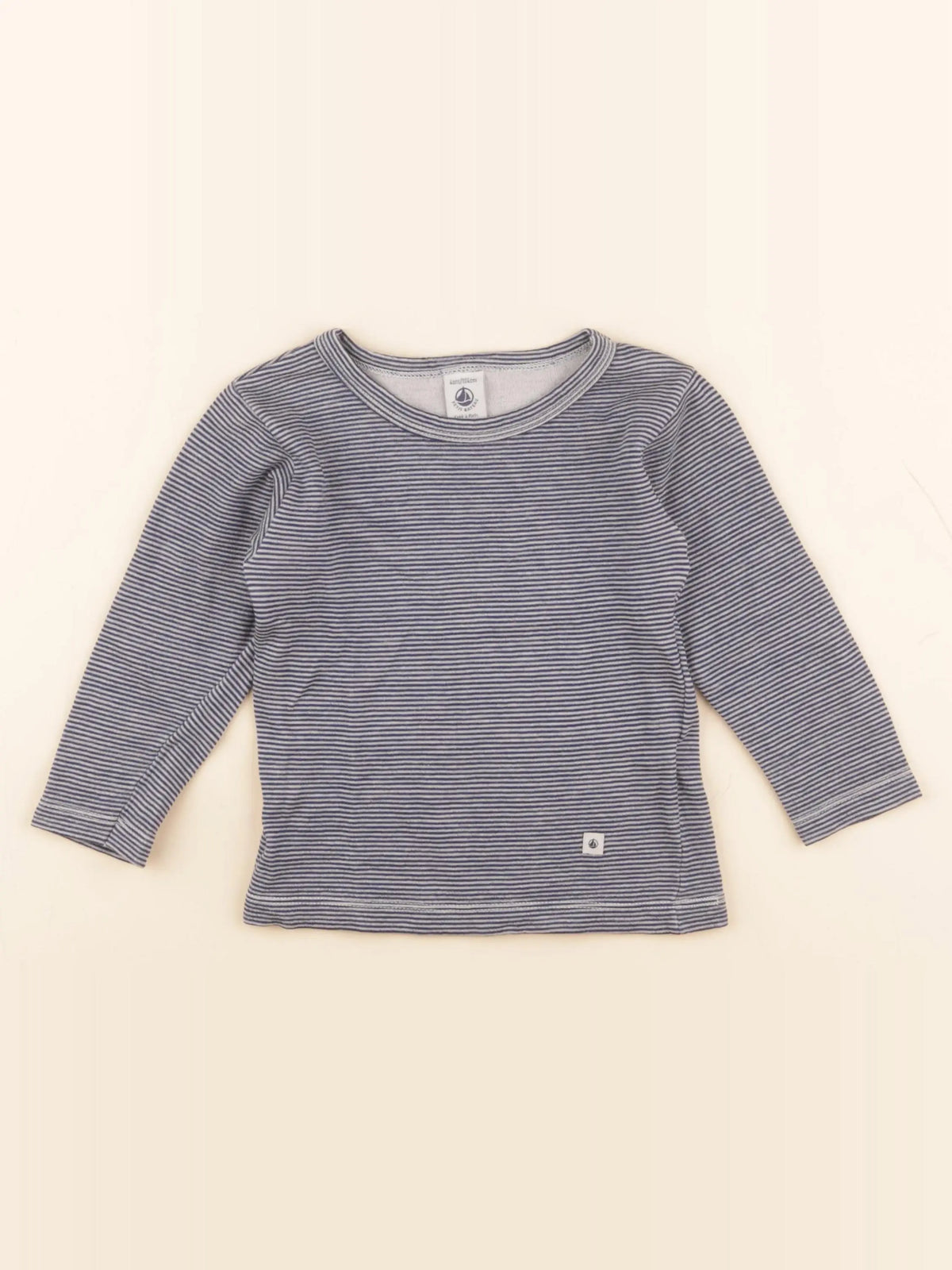 Petit Bateau - maillot de corps bleu - 4 ans