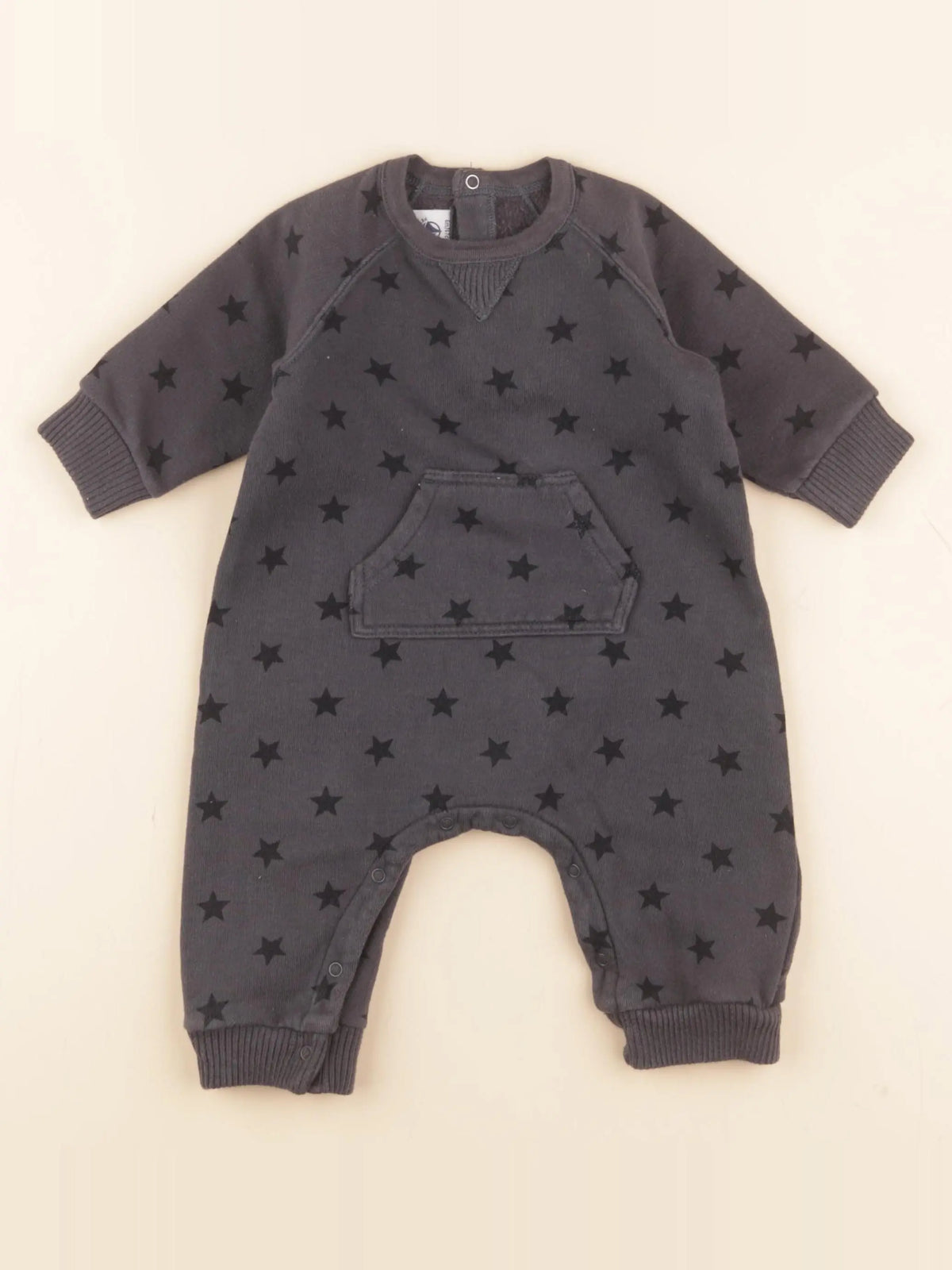Petit Bateau - combinaison bleu - 6 mois