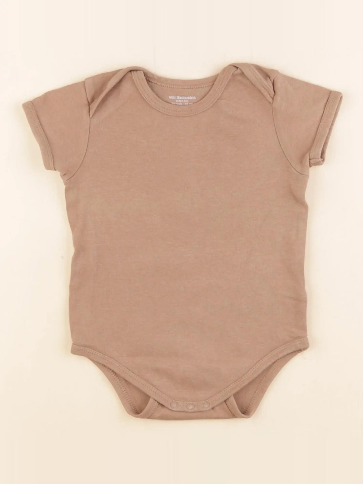 Vertbaudet - body marron - 24 mois