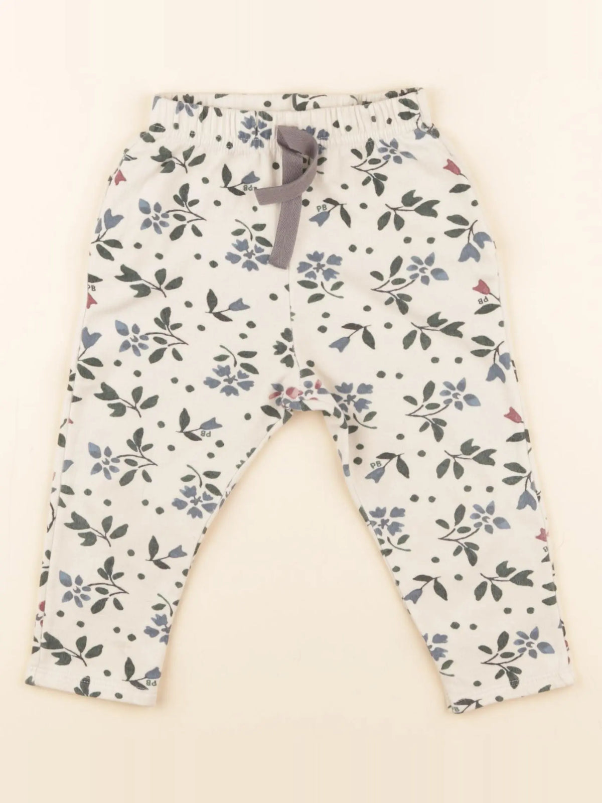 Petit Bateau - pantalon doublé beige - 18 mois