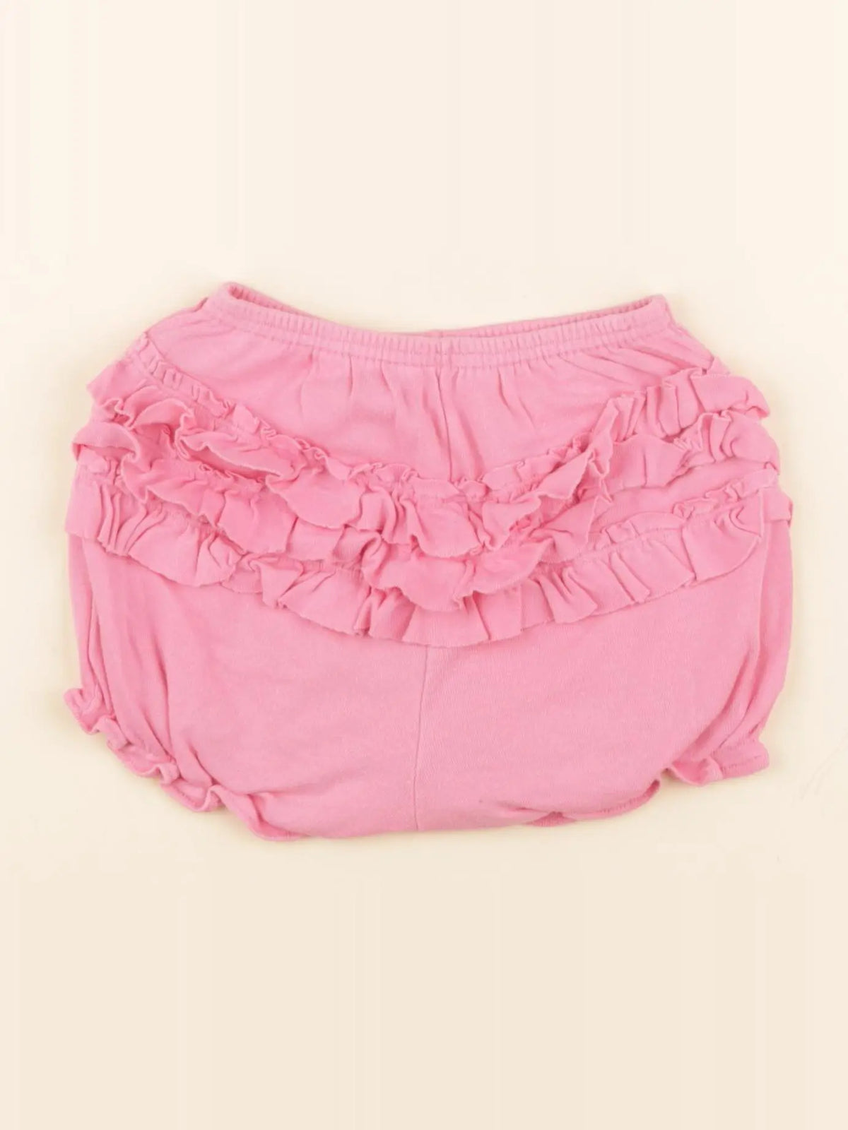 Petit Bateau - bloomer volants au dos rose - 12 mois