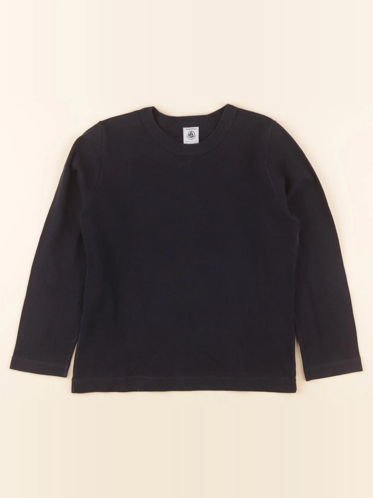 Petit Bateau - tee-shirt bleu - 8 ans