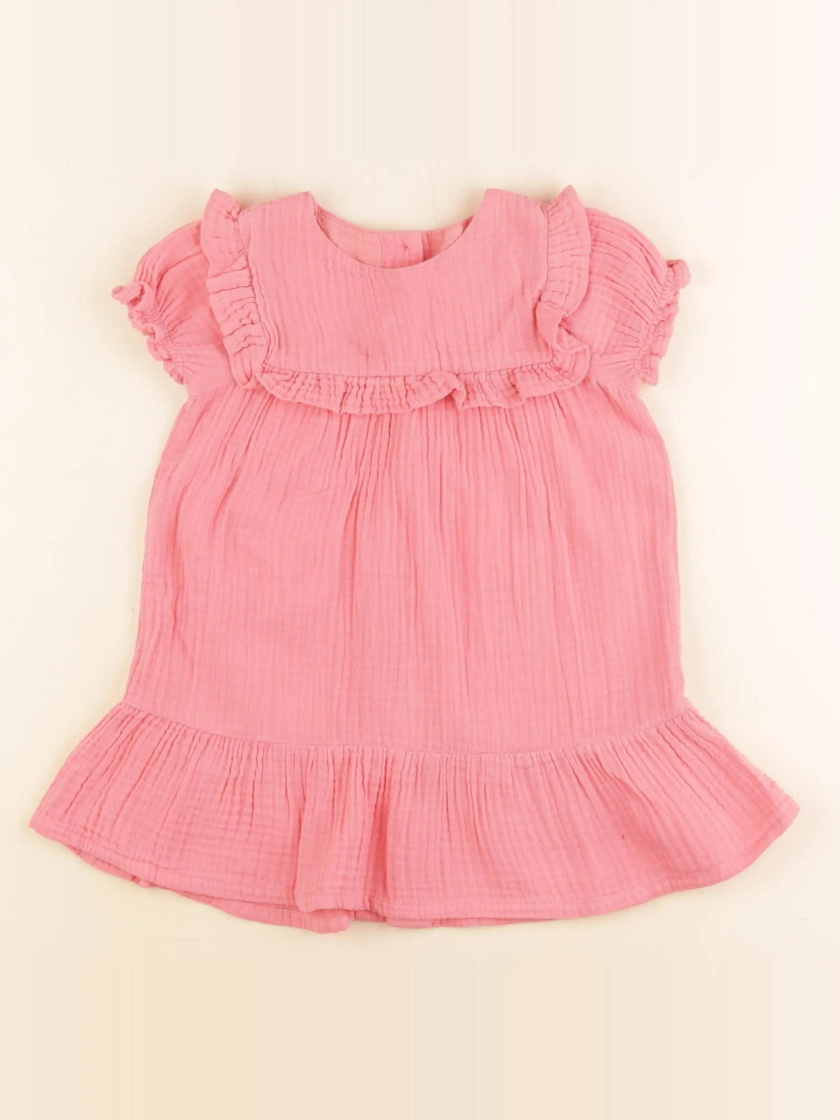 Petit Bateau - robe rose - 36 mois