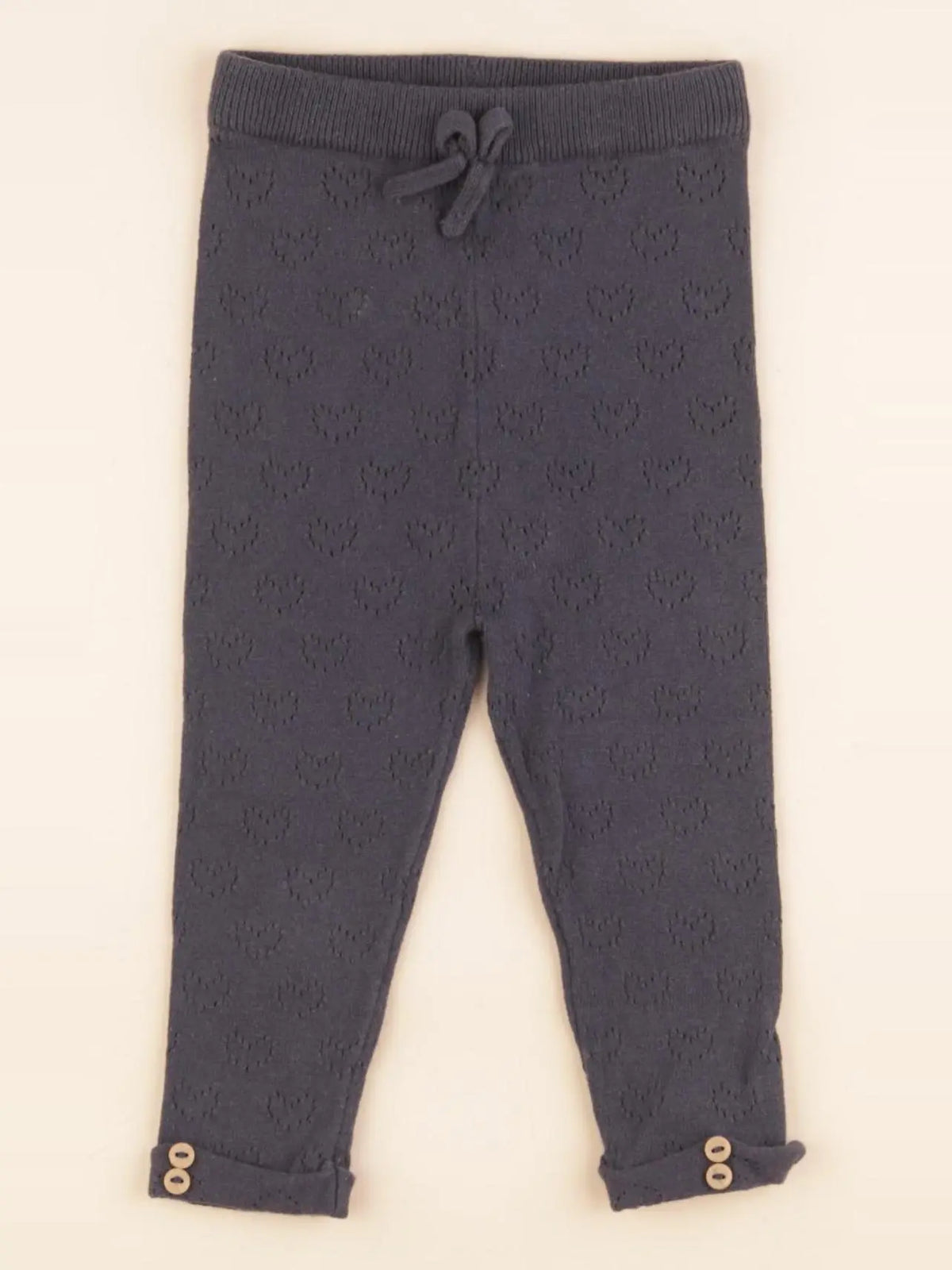 Vertbaudet - legging gris - 12 mois