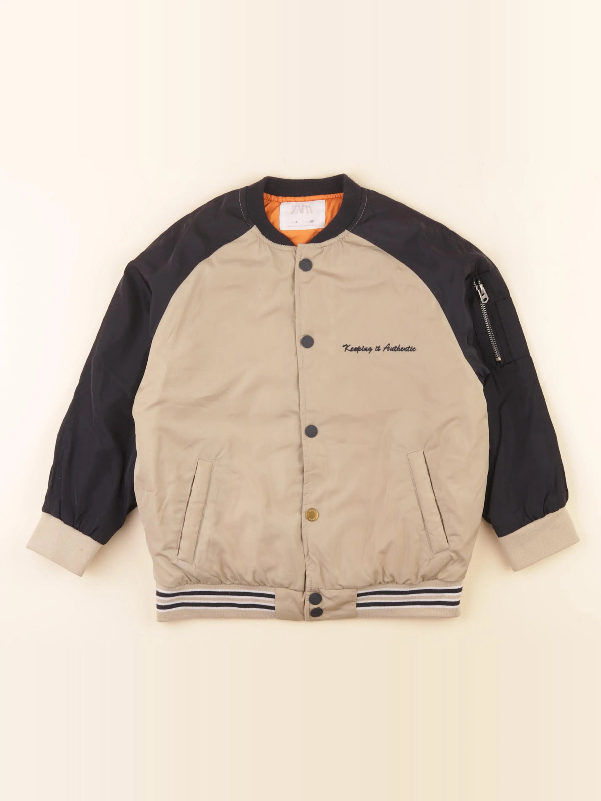 Zara - veste beige - 8 ans