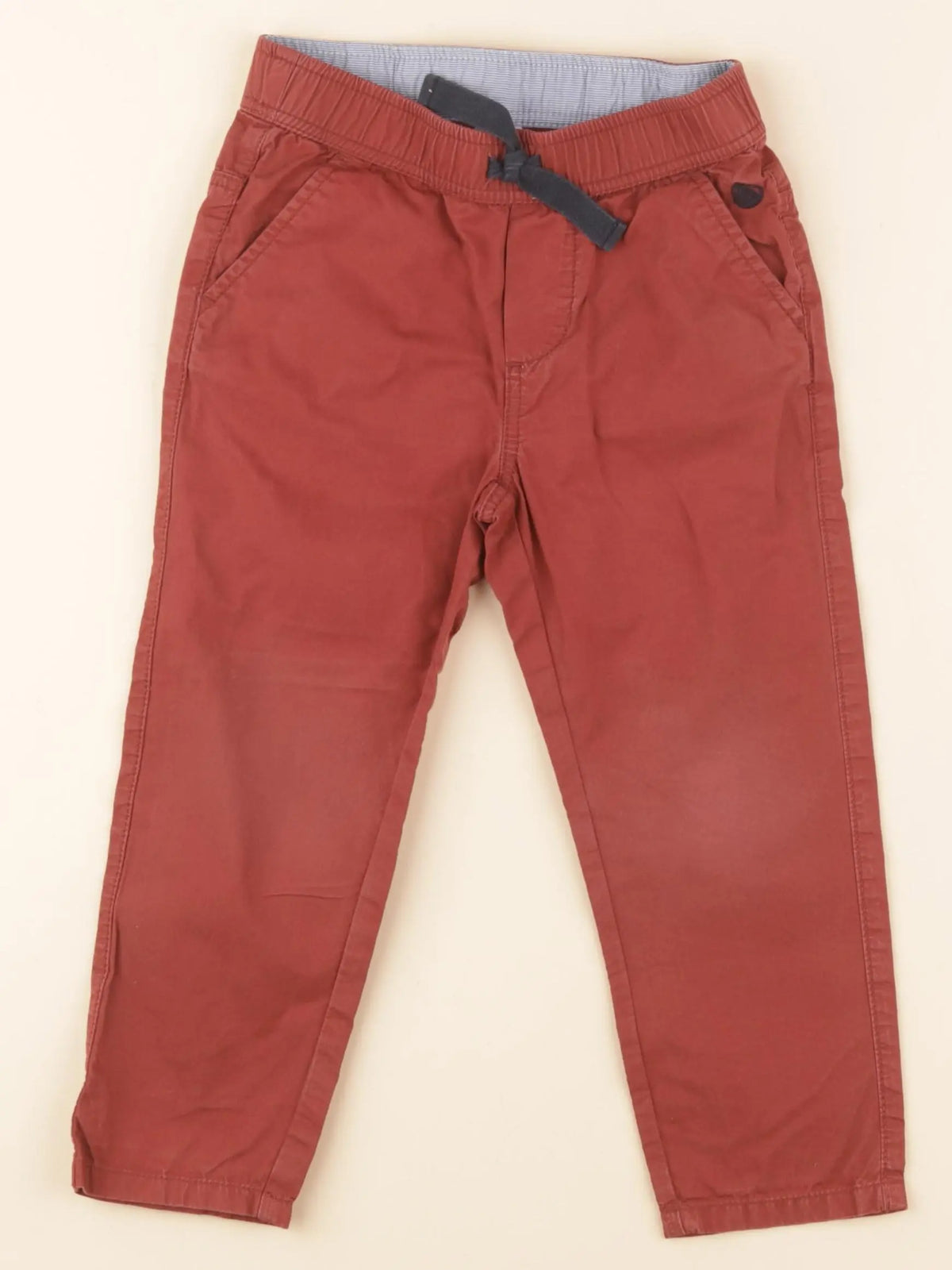 Petit Bateau - pantalon rouge - 3 ans