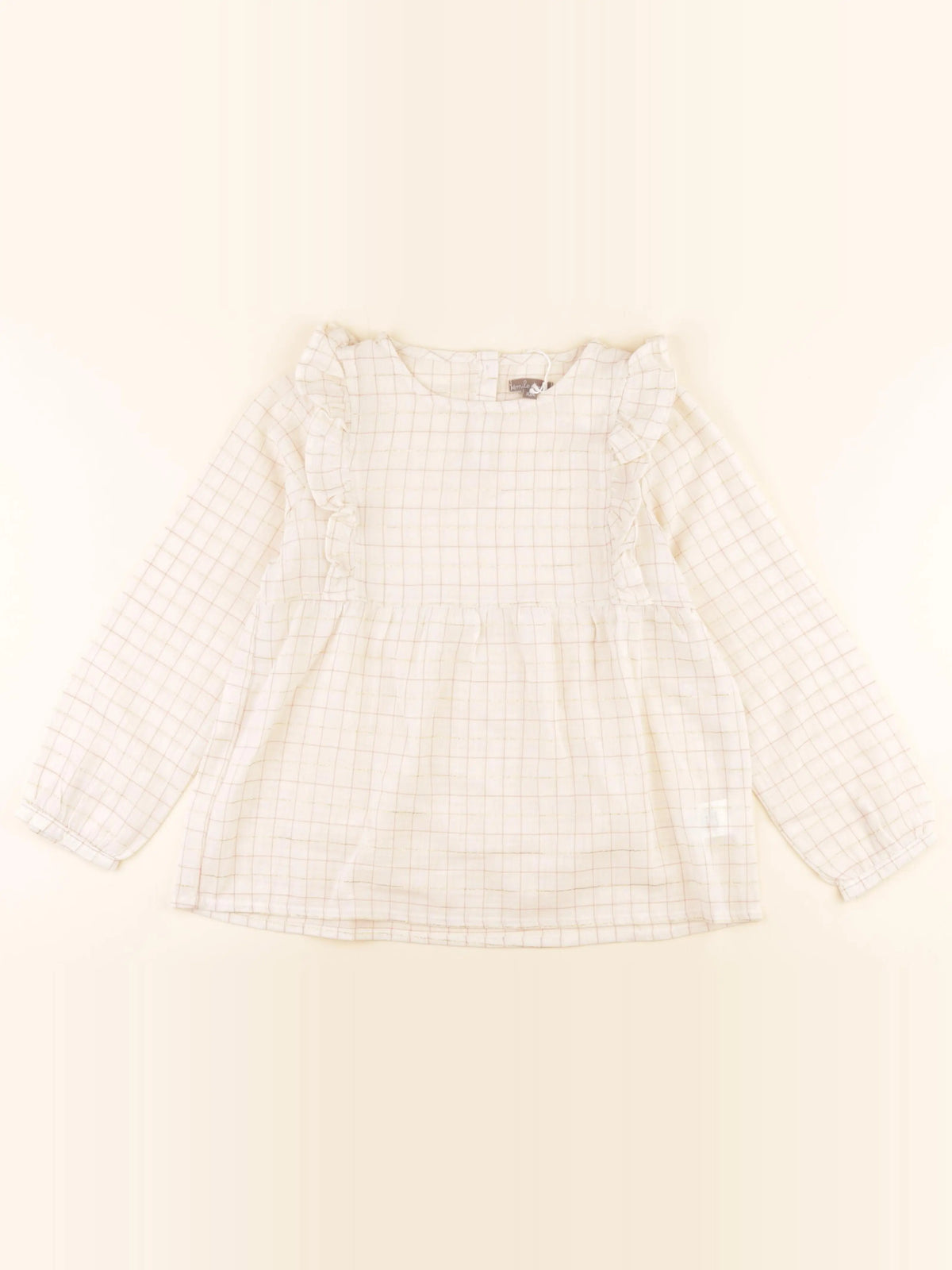Emile et Ida - blouse beige - 10 ans