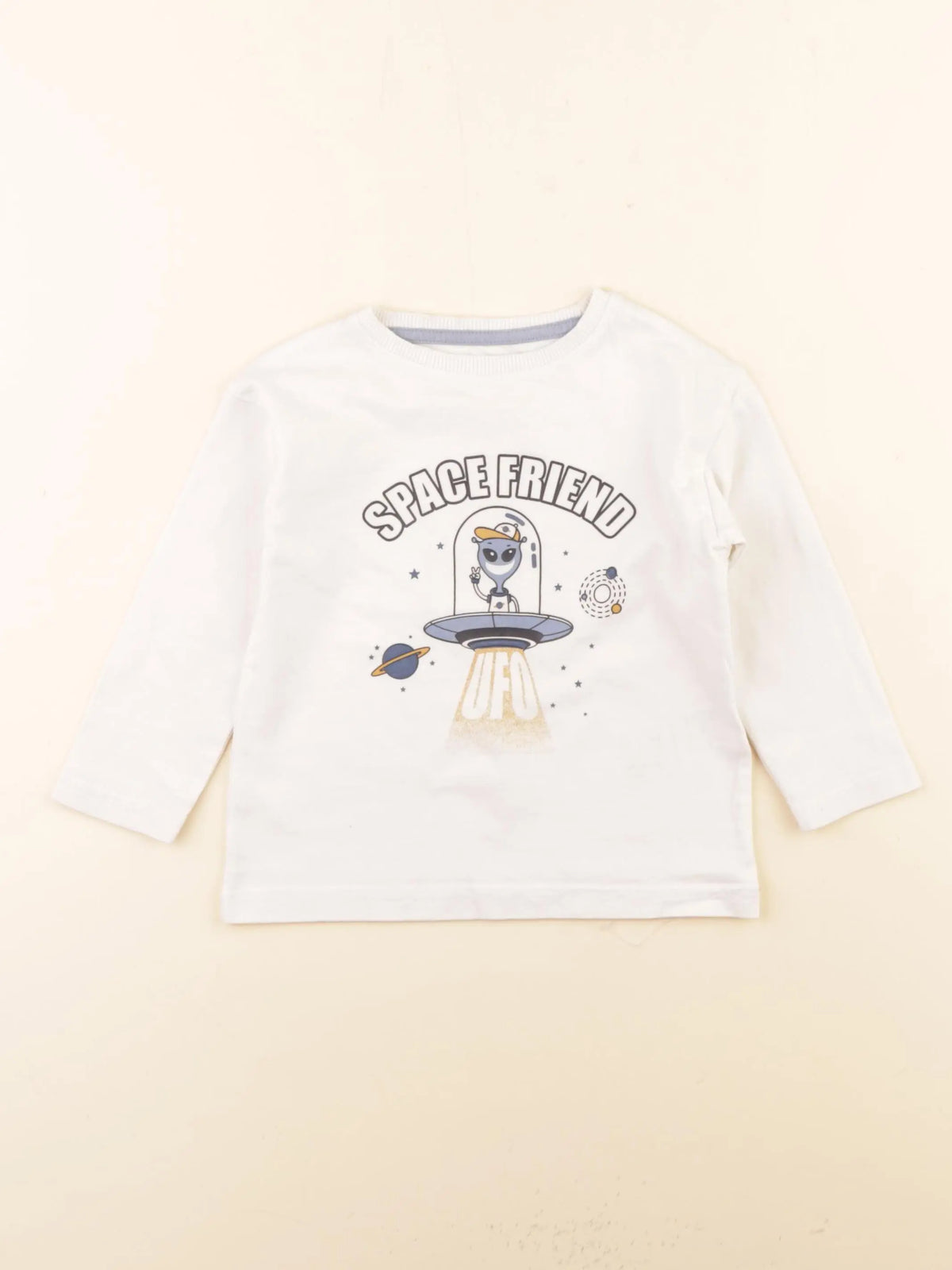 Vertbaudet - tee-shirt blanc - 3 ans