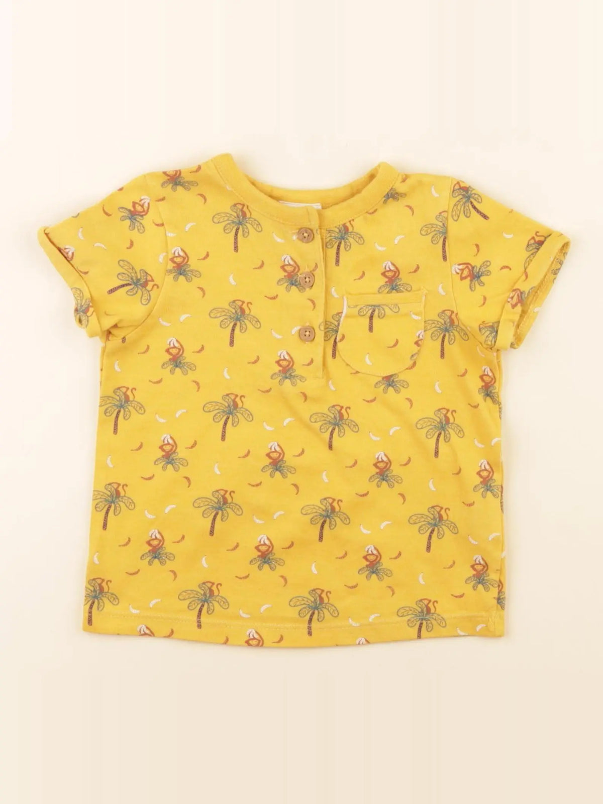 Tape à l'oeil - tee-shirt jaune - 18 mois