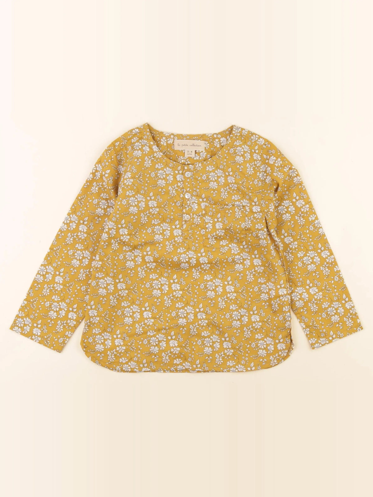 La Petite Collection - blouse jaune - 3/4 ans