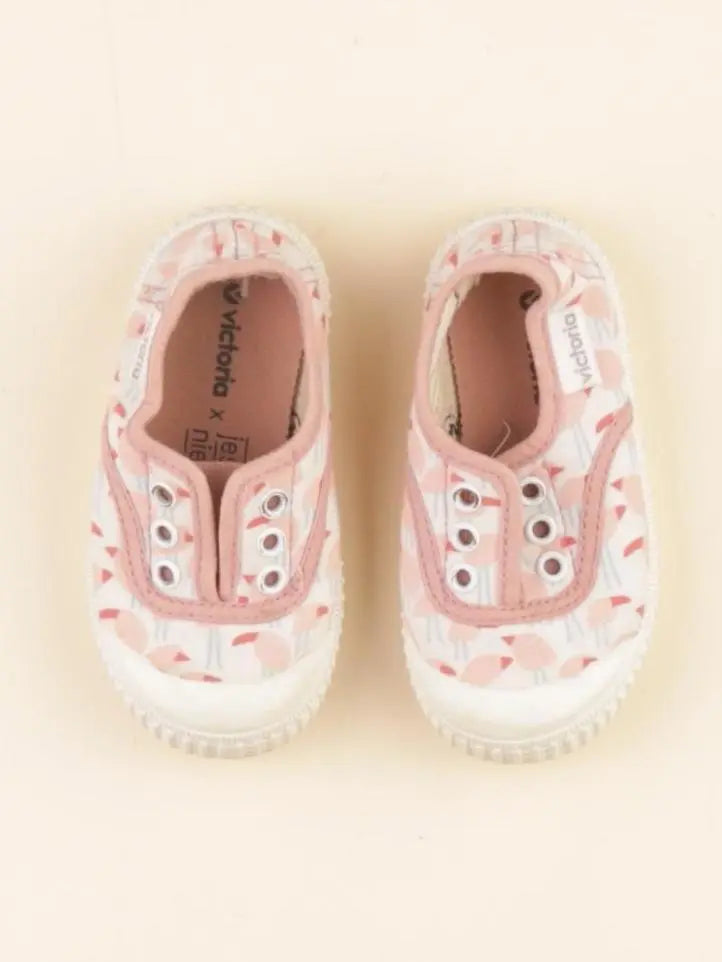 Victoria - tennis élastiqué rose - pointure 21