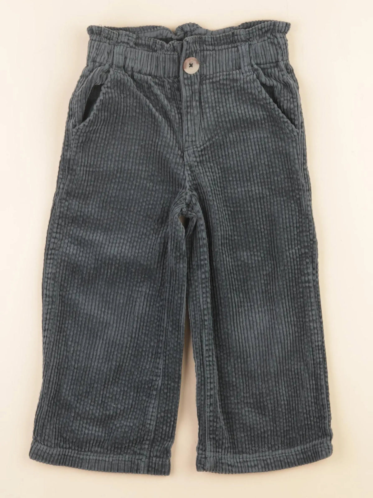 Vertbaudet - pantalon vert - 4 ans