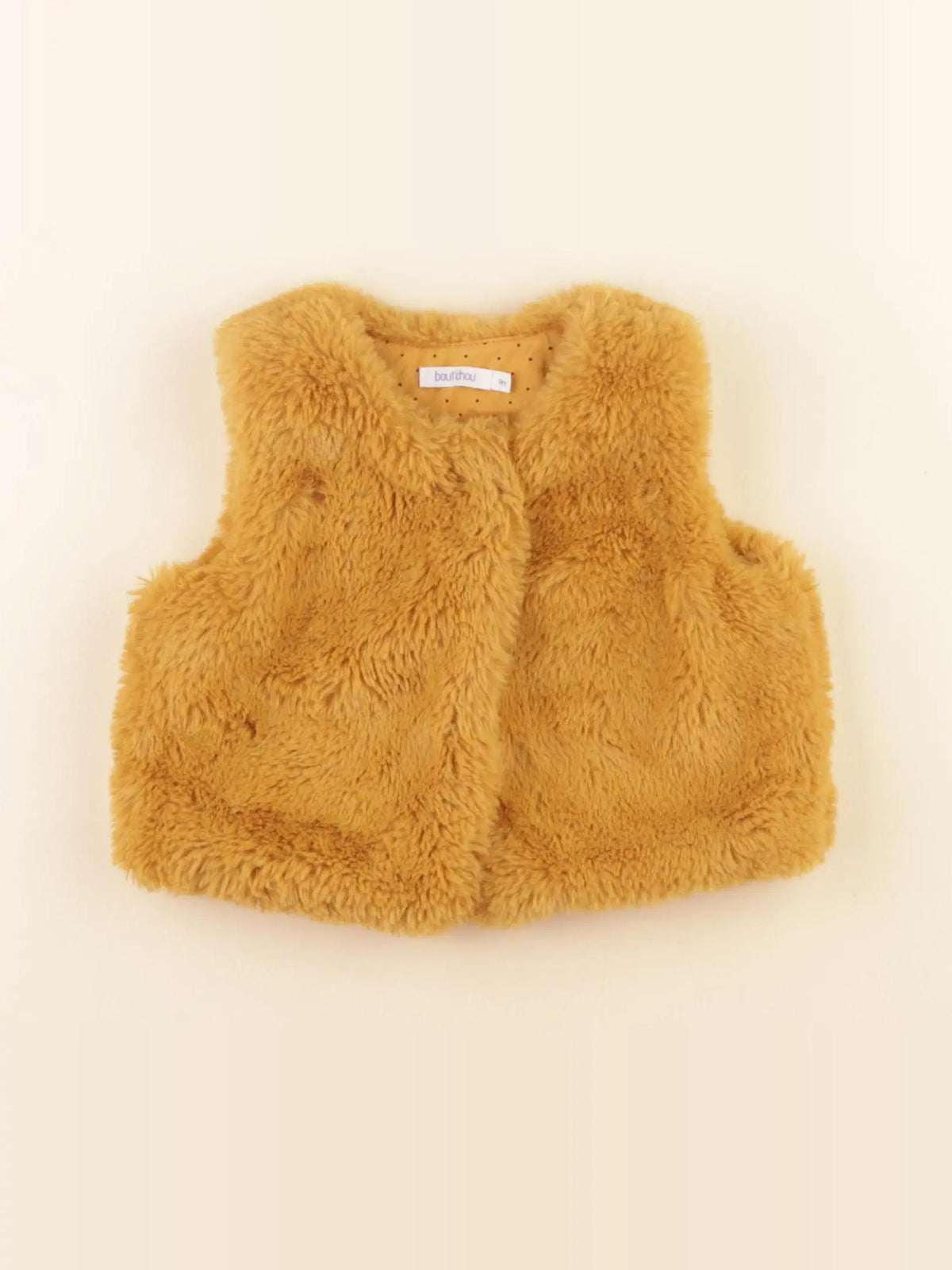 Boutchou - gilet jaune - 9 mois