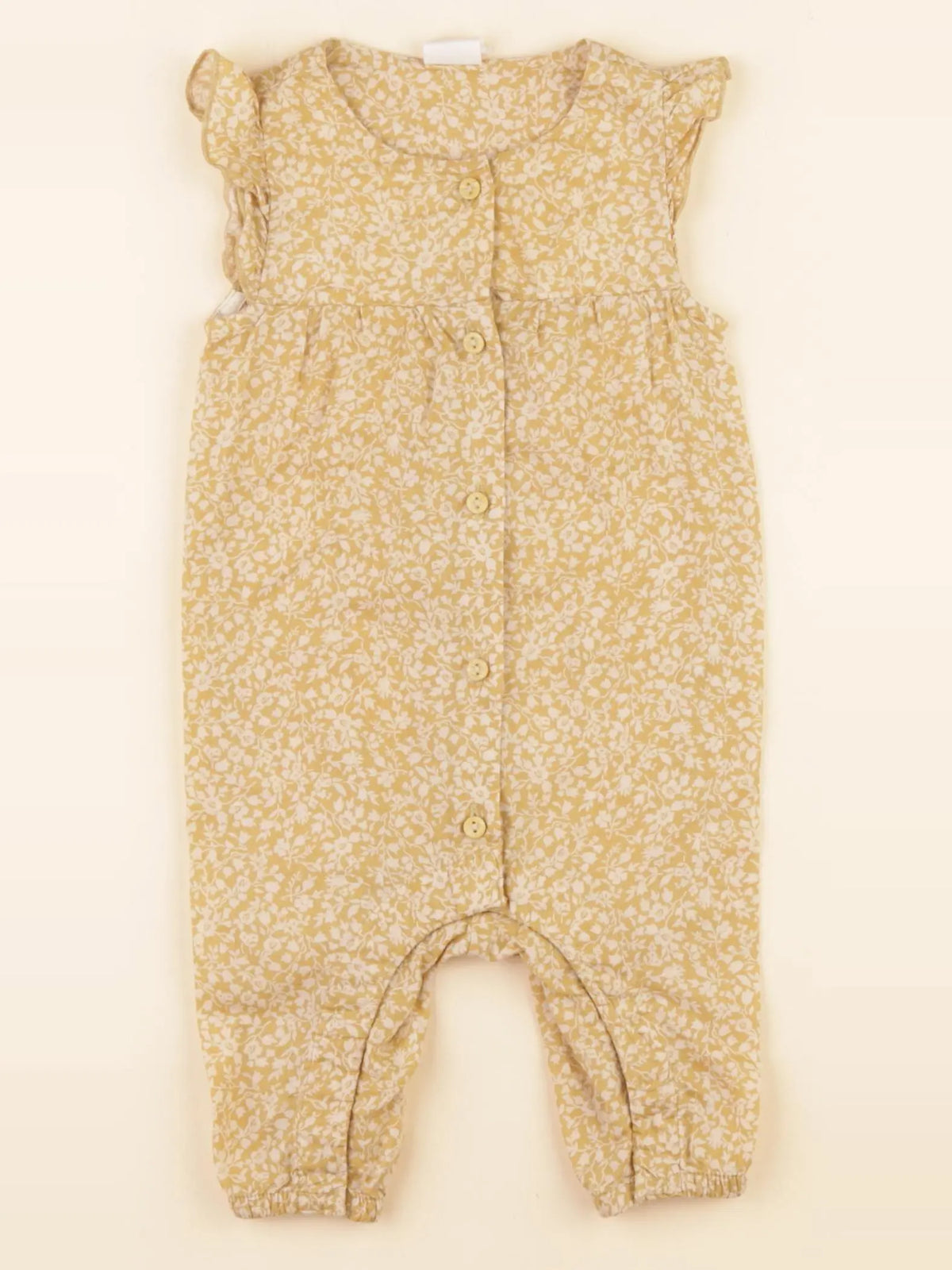 H&M - combinaison jaune - 2/4 mois