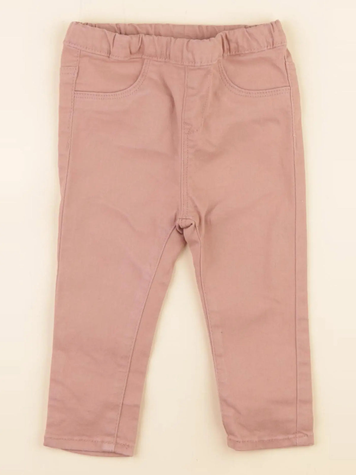 H&M - jegging rose - 9/12 mois
