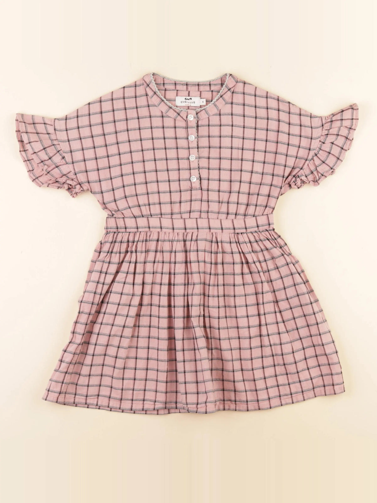 Cyrillus - robe rose - 6 ans
