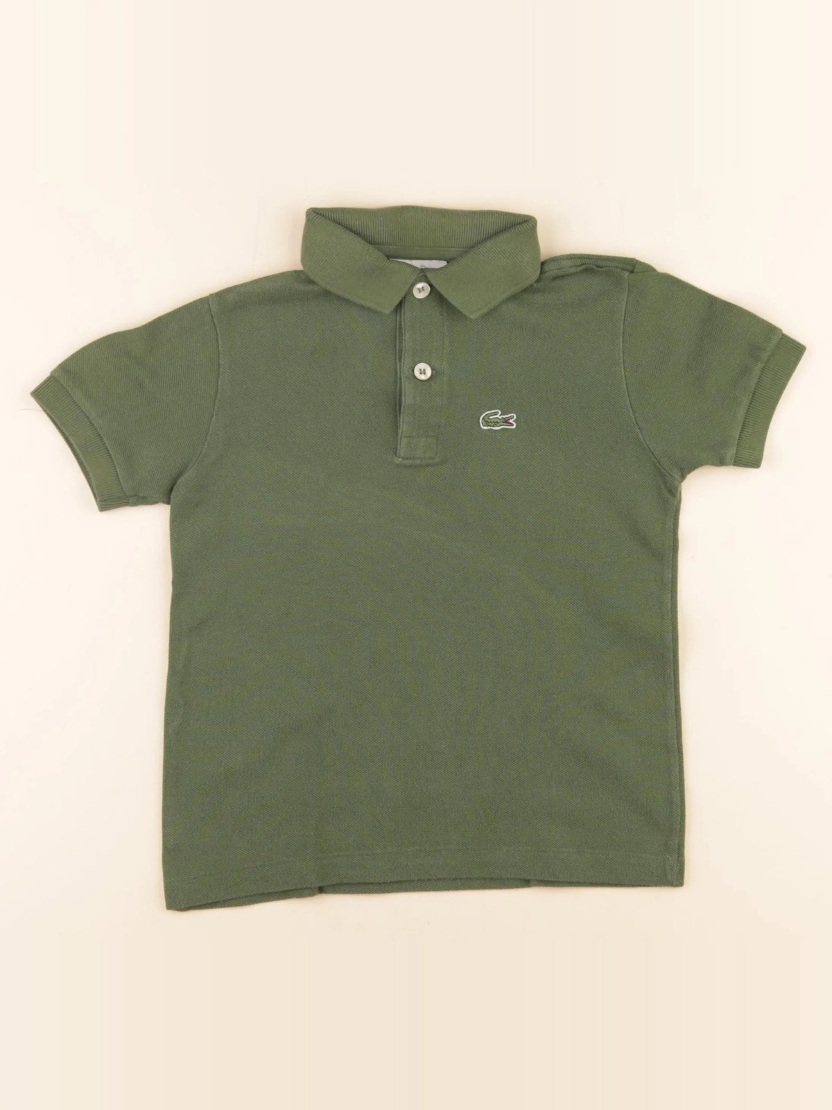 Lacoste - polo vert - 6 ans