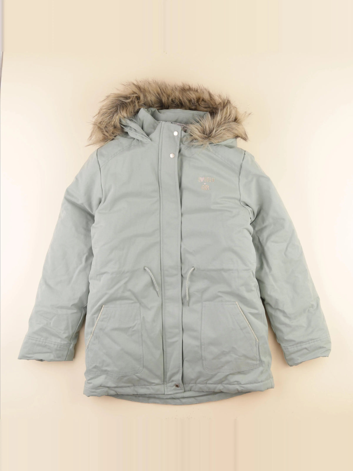 Vertbaudet - parka vert - 14 ans