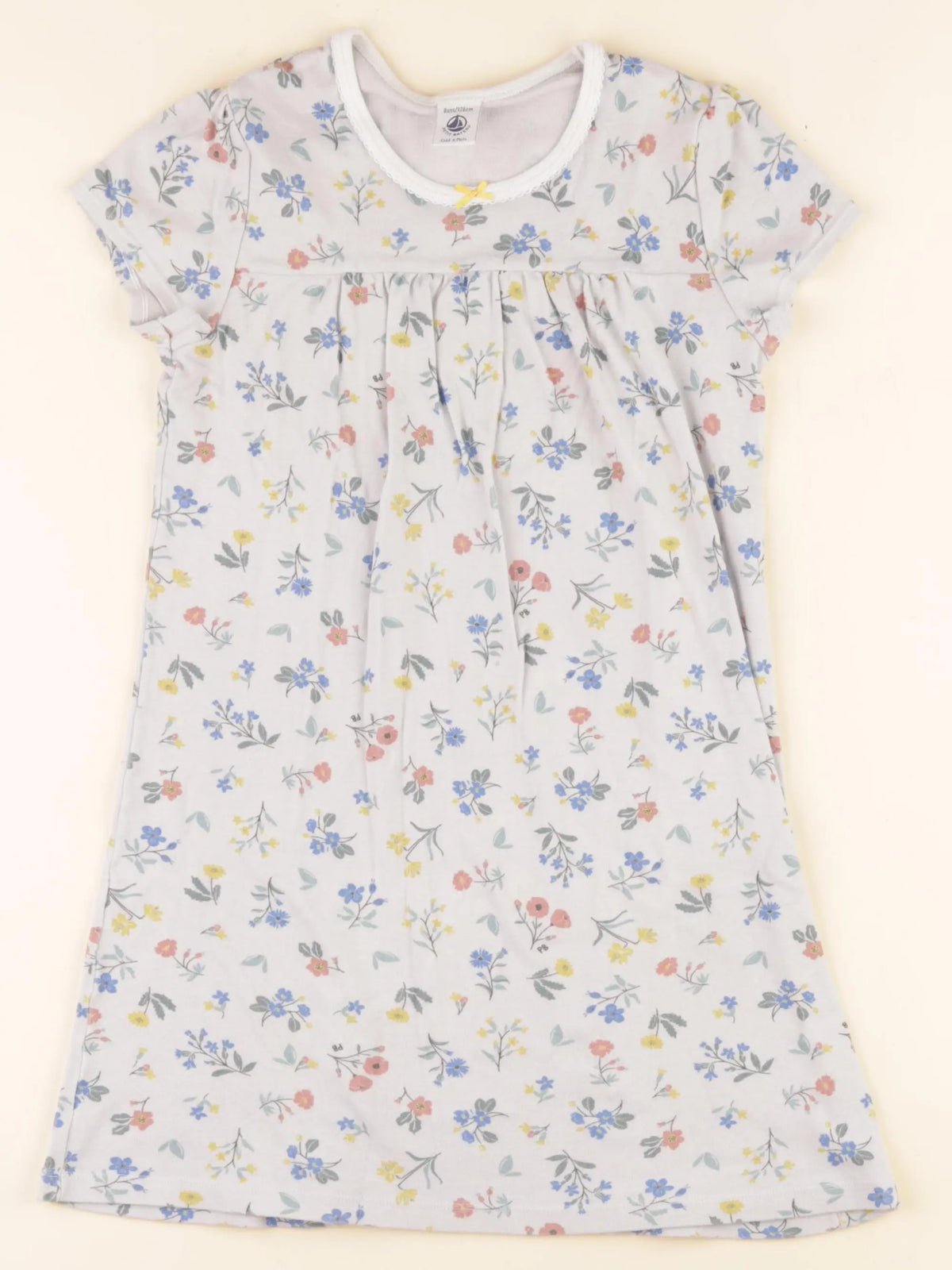Petit Bateau - chemise de nuit coton multicolore - 8 ans