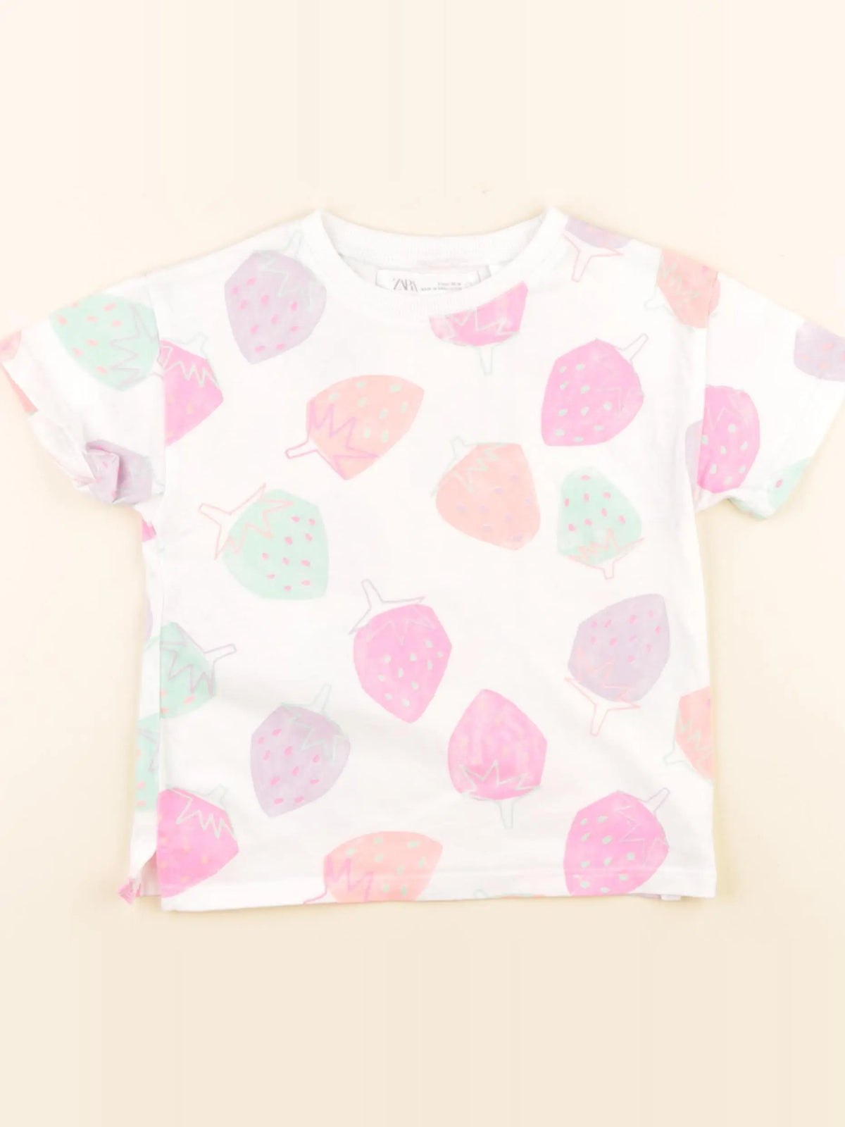 Zara - tee-shirt rose - 3 ans