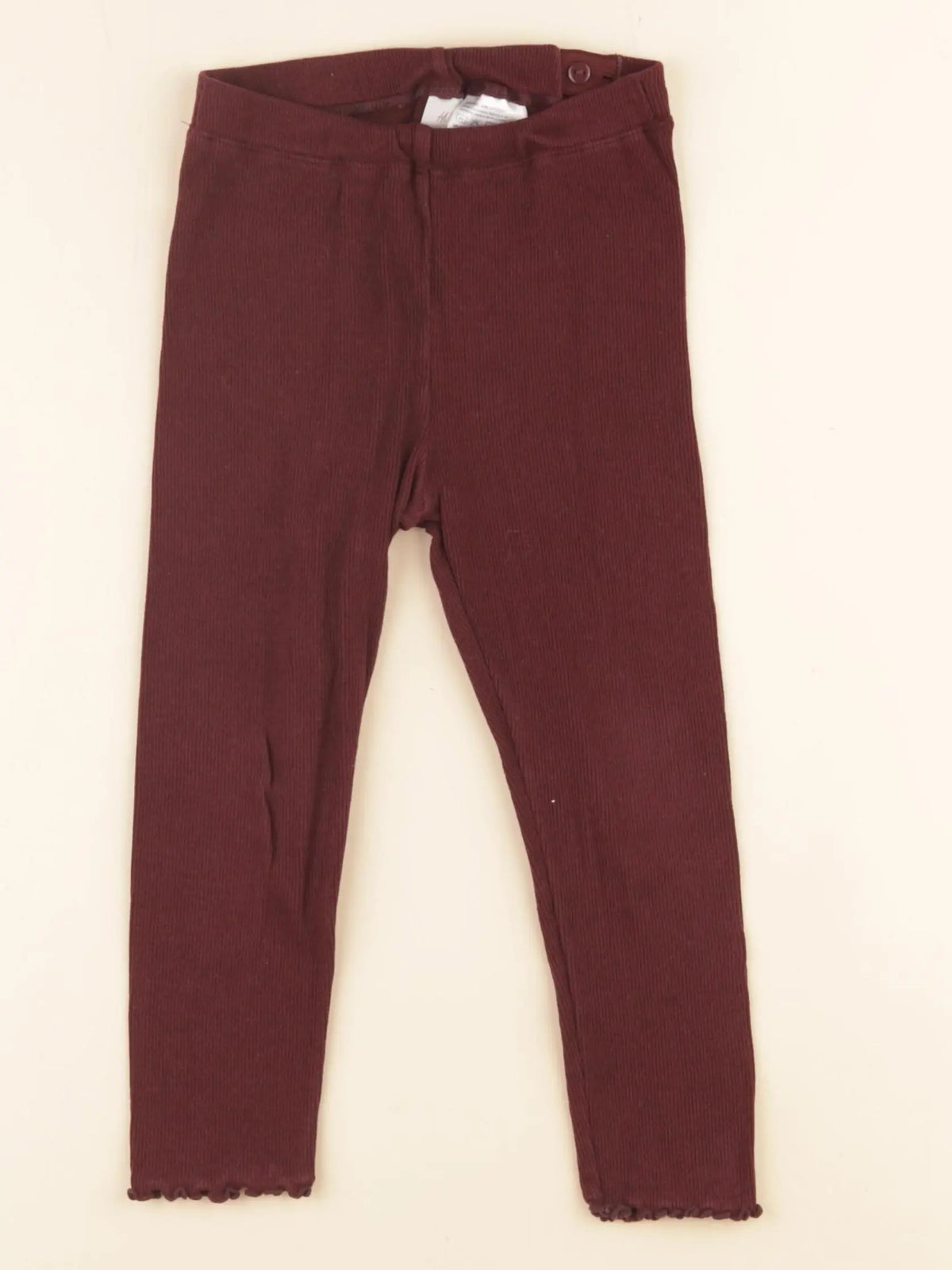 H&M - legging rouge - 2/3 ans