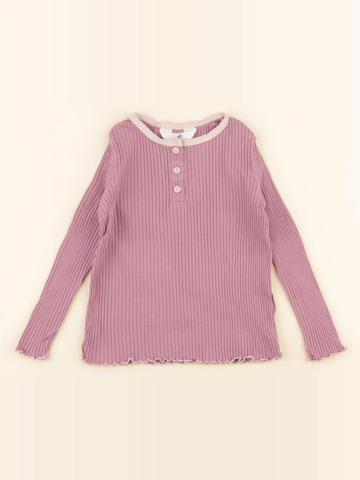 H&M - tee-shirt rose - 2/4 ans