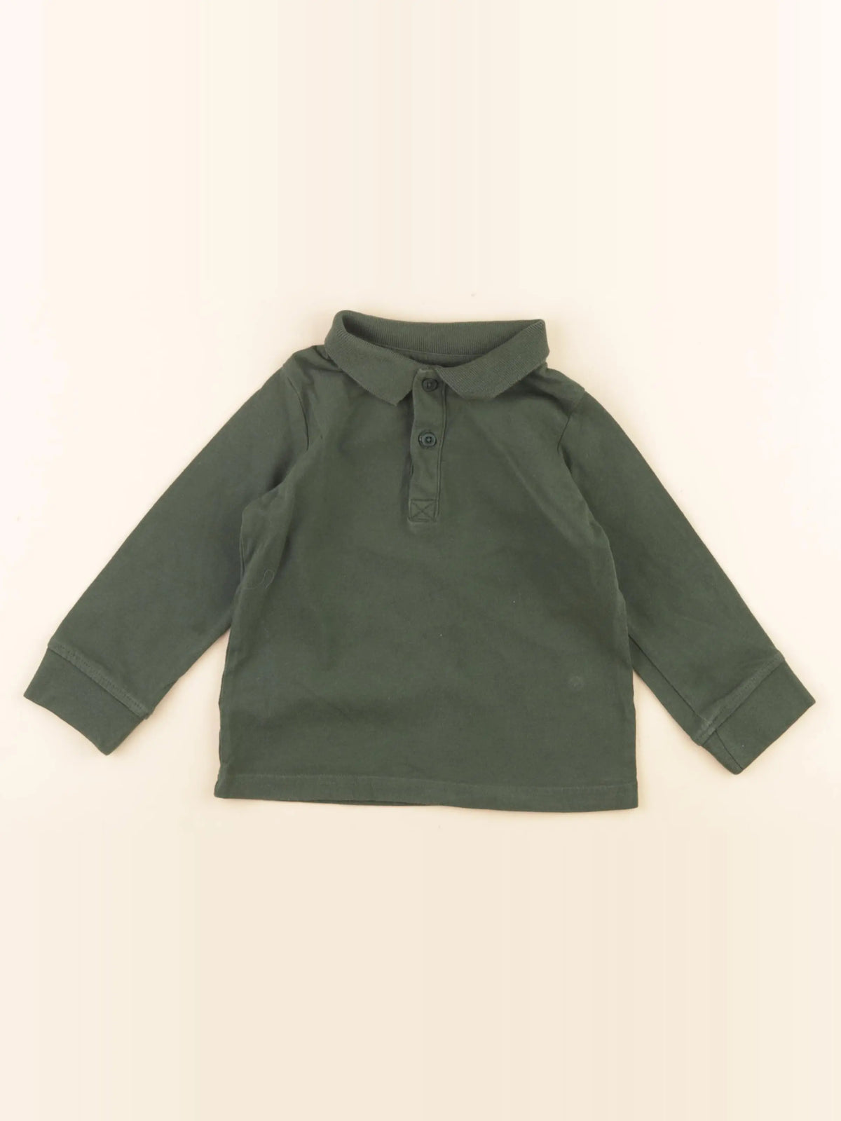 Vertbaudet - polo vert - 3 ans