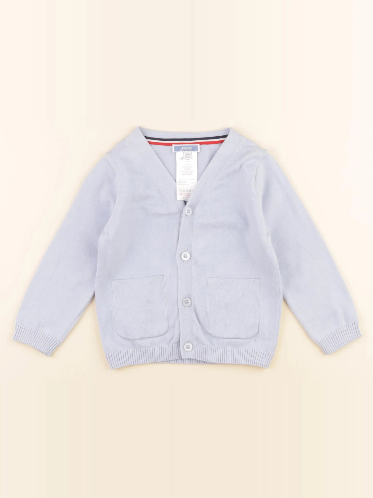 Jacadi - gilet bleu - 24 mois