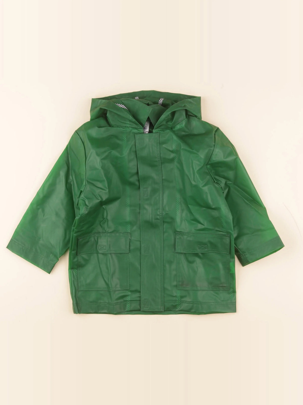 Petit Bateau - coupe-vent vert - 4 ans