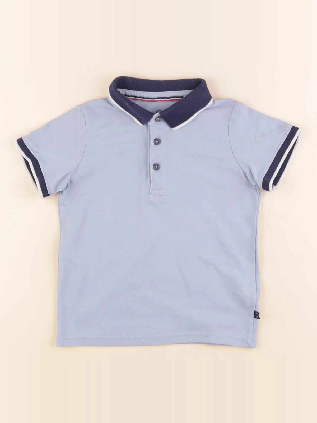 Okaidi - polo bleu - 3 ans
