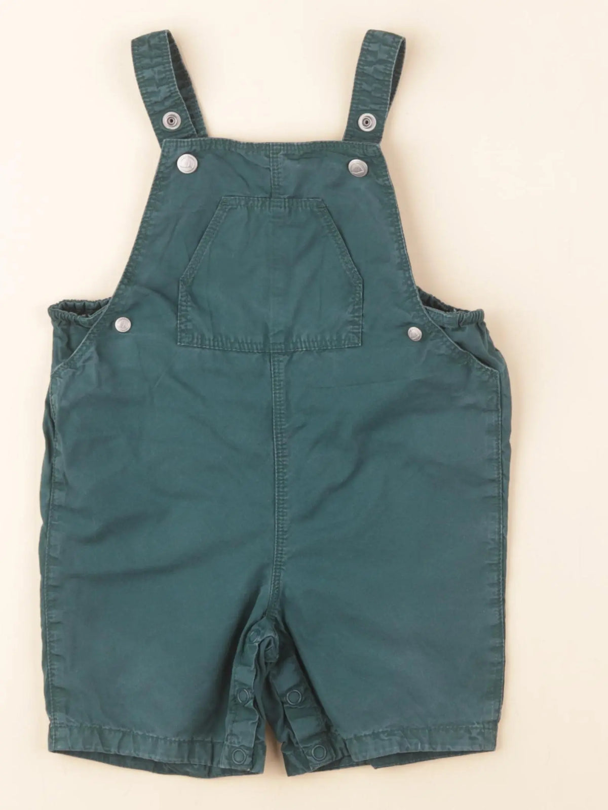 Petit Bateau - salopette vert - 18 mois