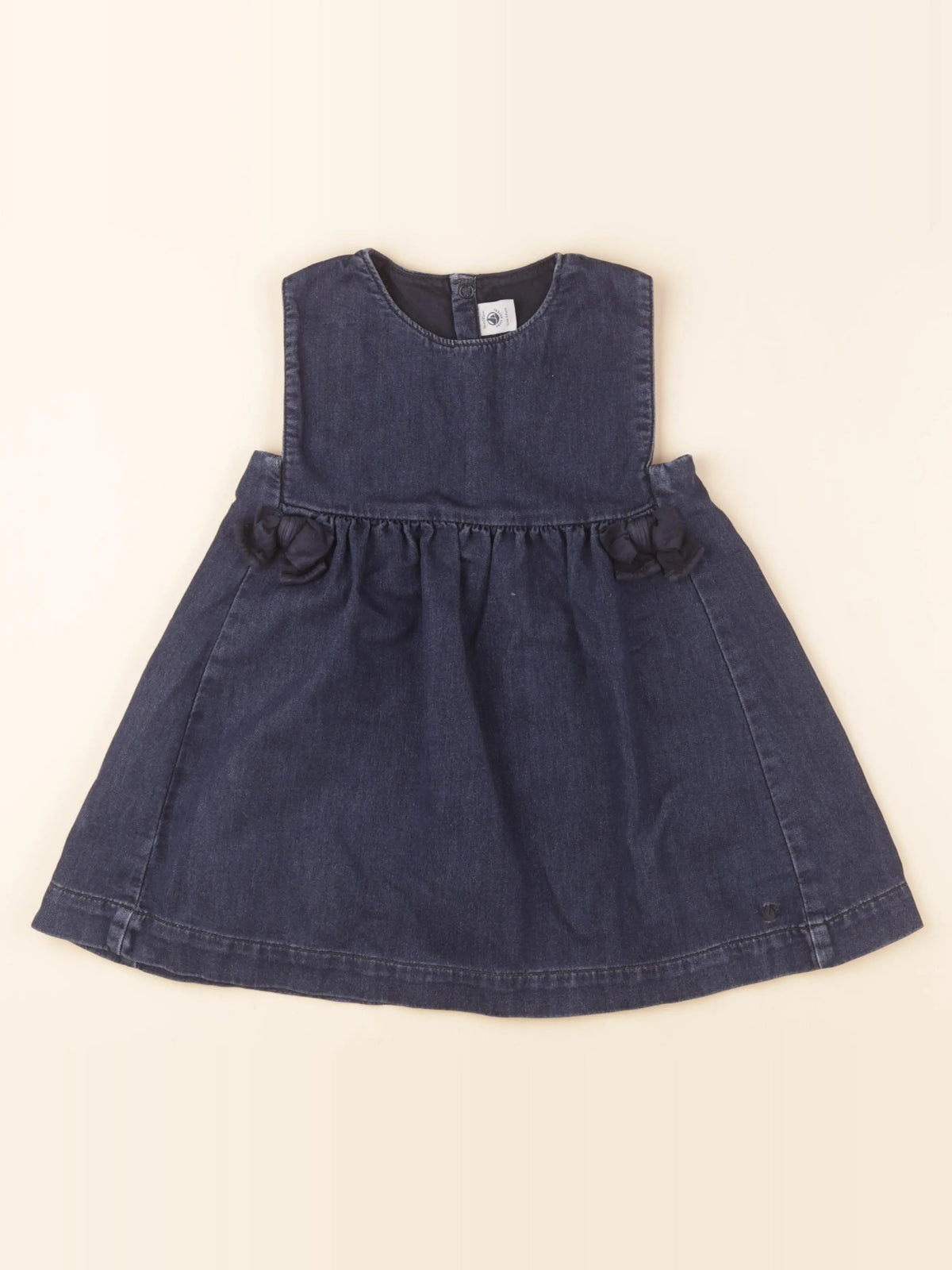 Petit Bateau - robe bleu - 36 mois