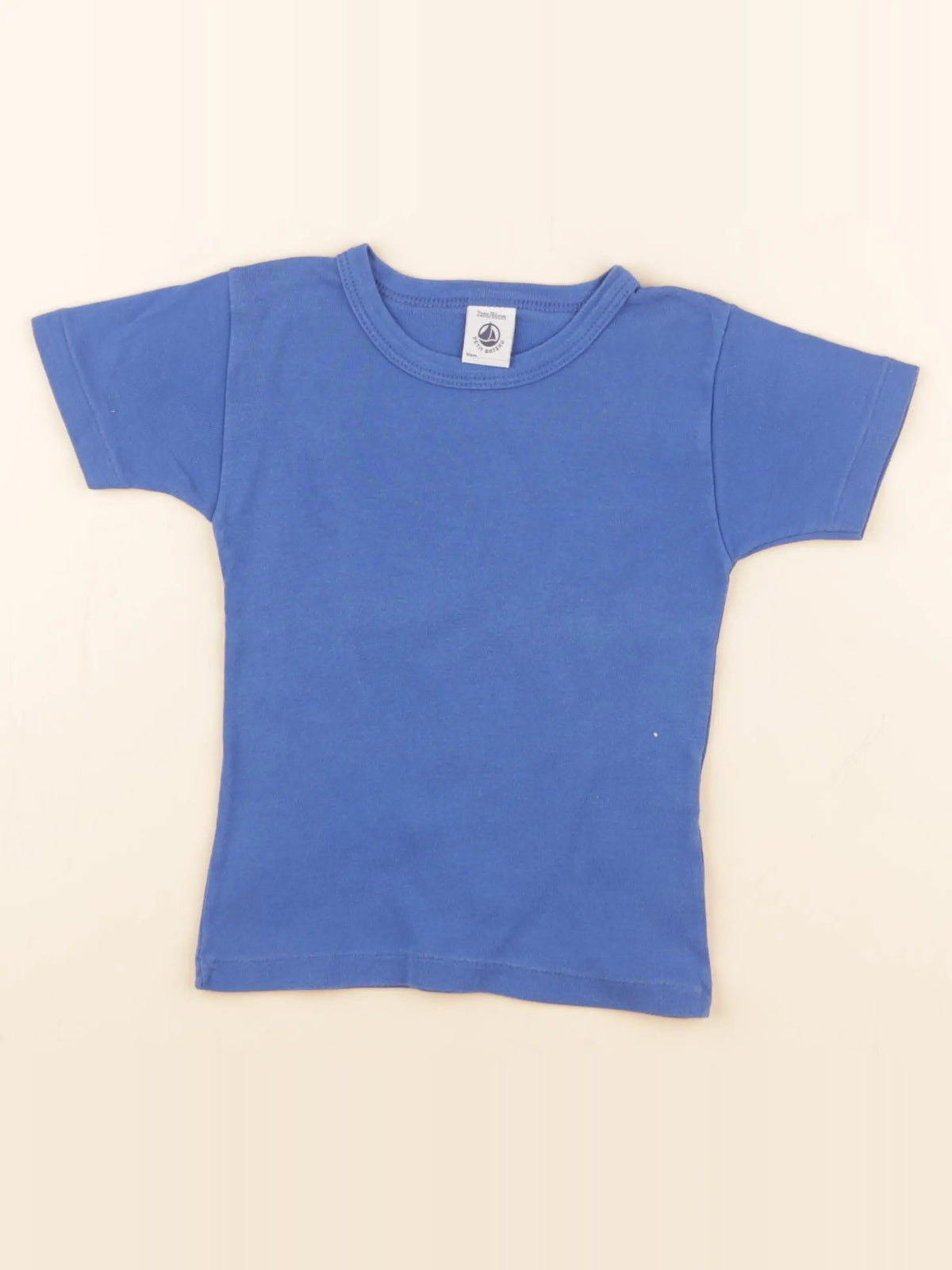 Petit Bateau - maillot de corps bleu - 2 ans