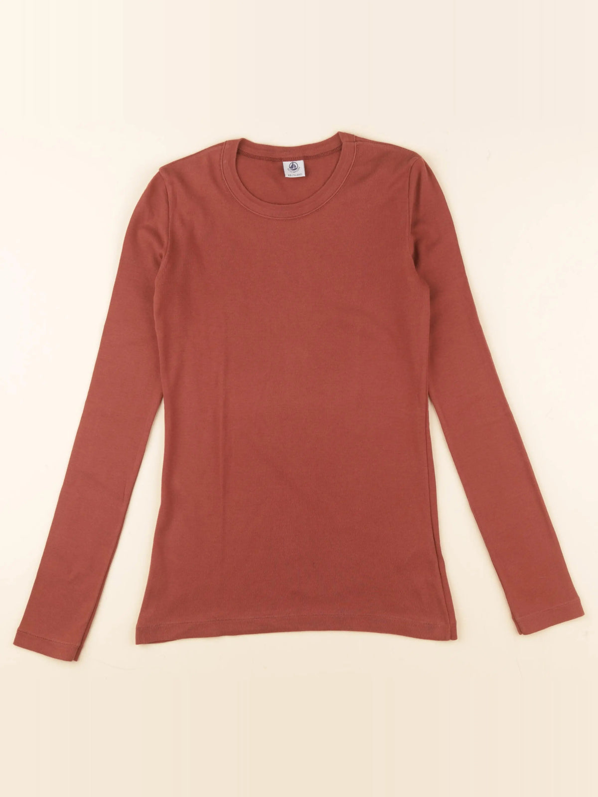 Petit Bateau - maillot de corps marron - 14 ans